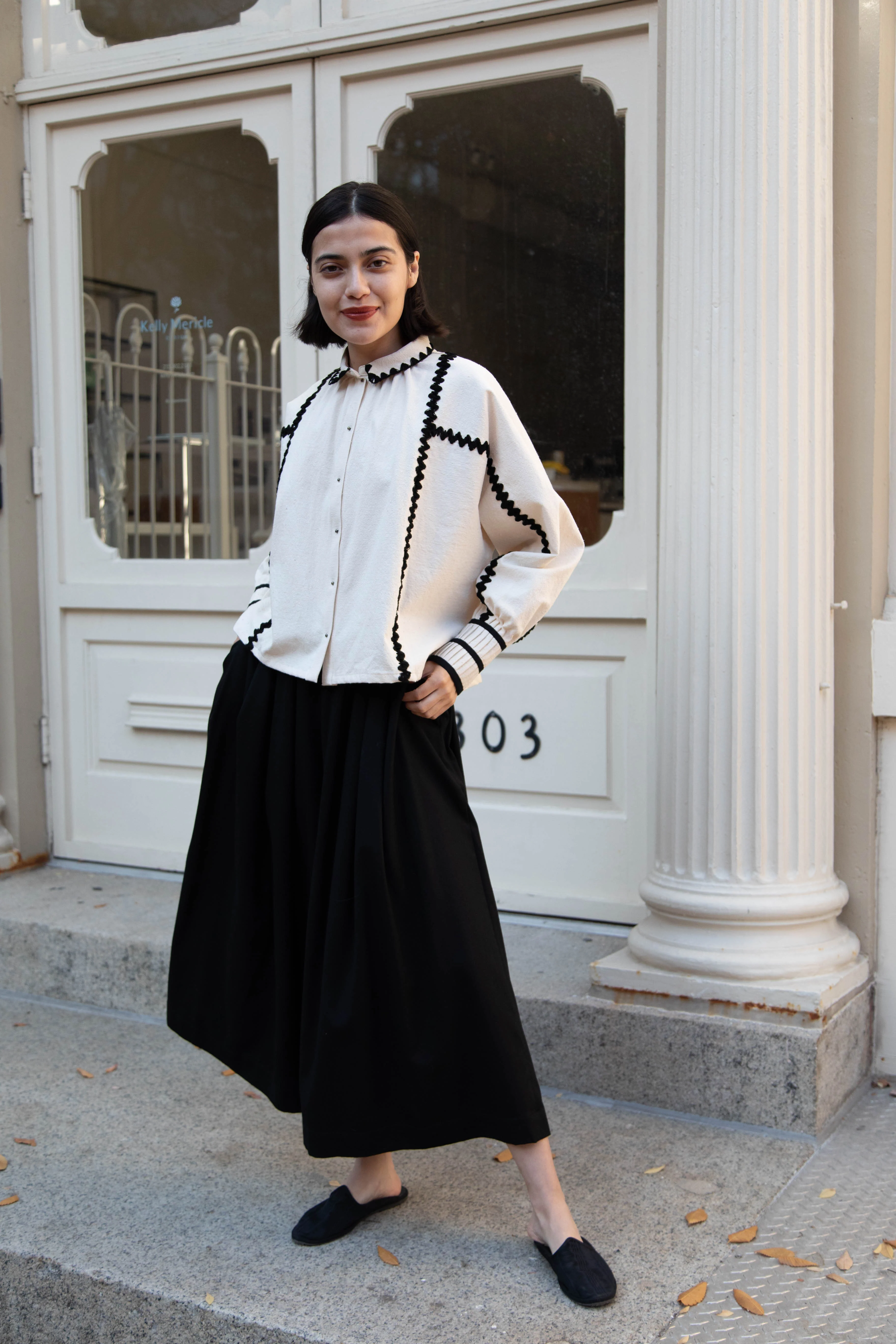 Aseedonclöud | Shepherd Blouse in Off White - Image 67