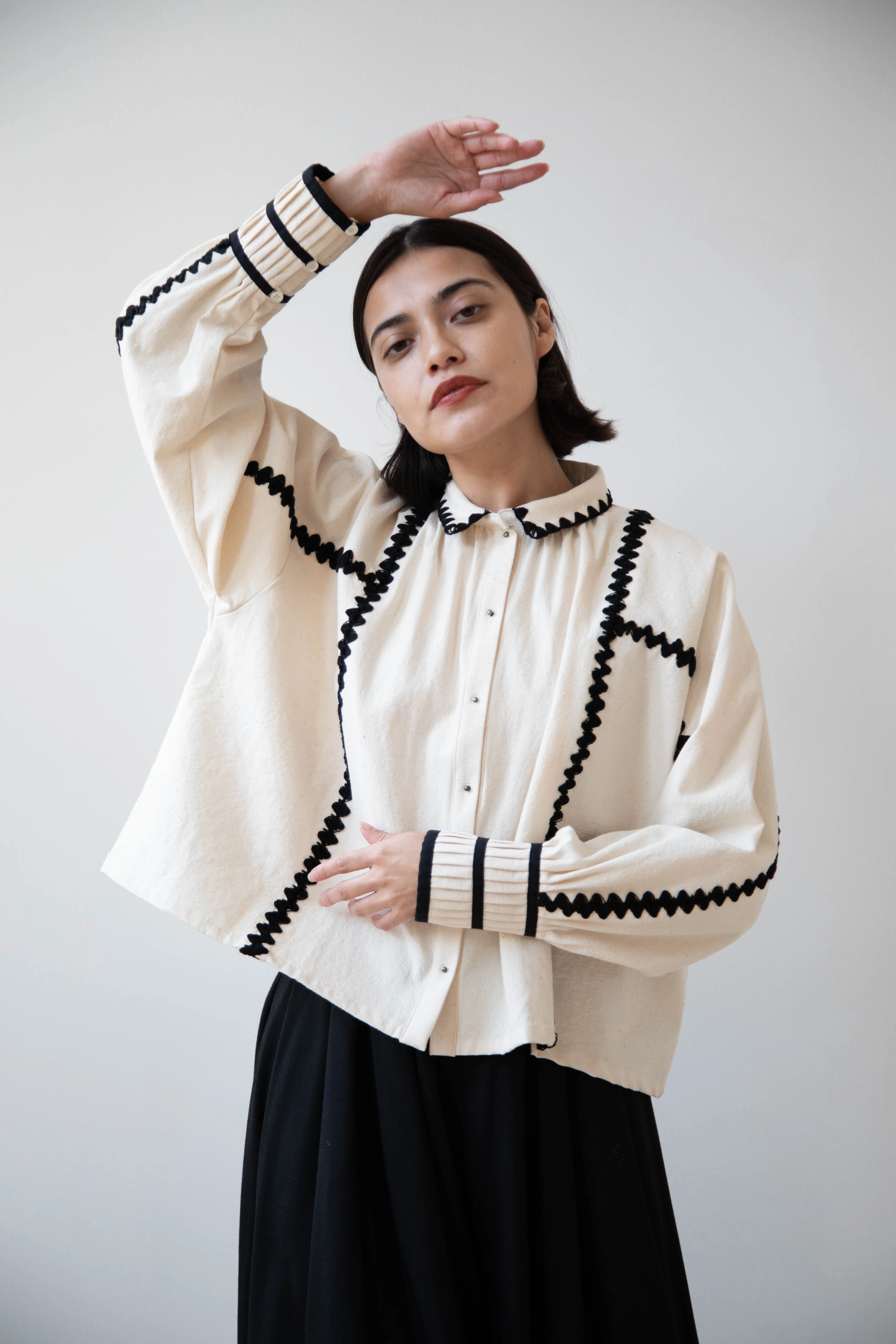 Aseedonclöud | Shepherd Blouse in Off White - Image 7