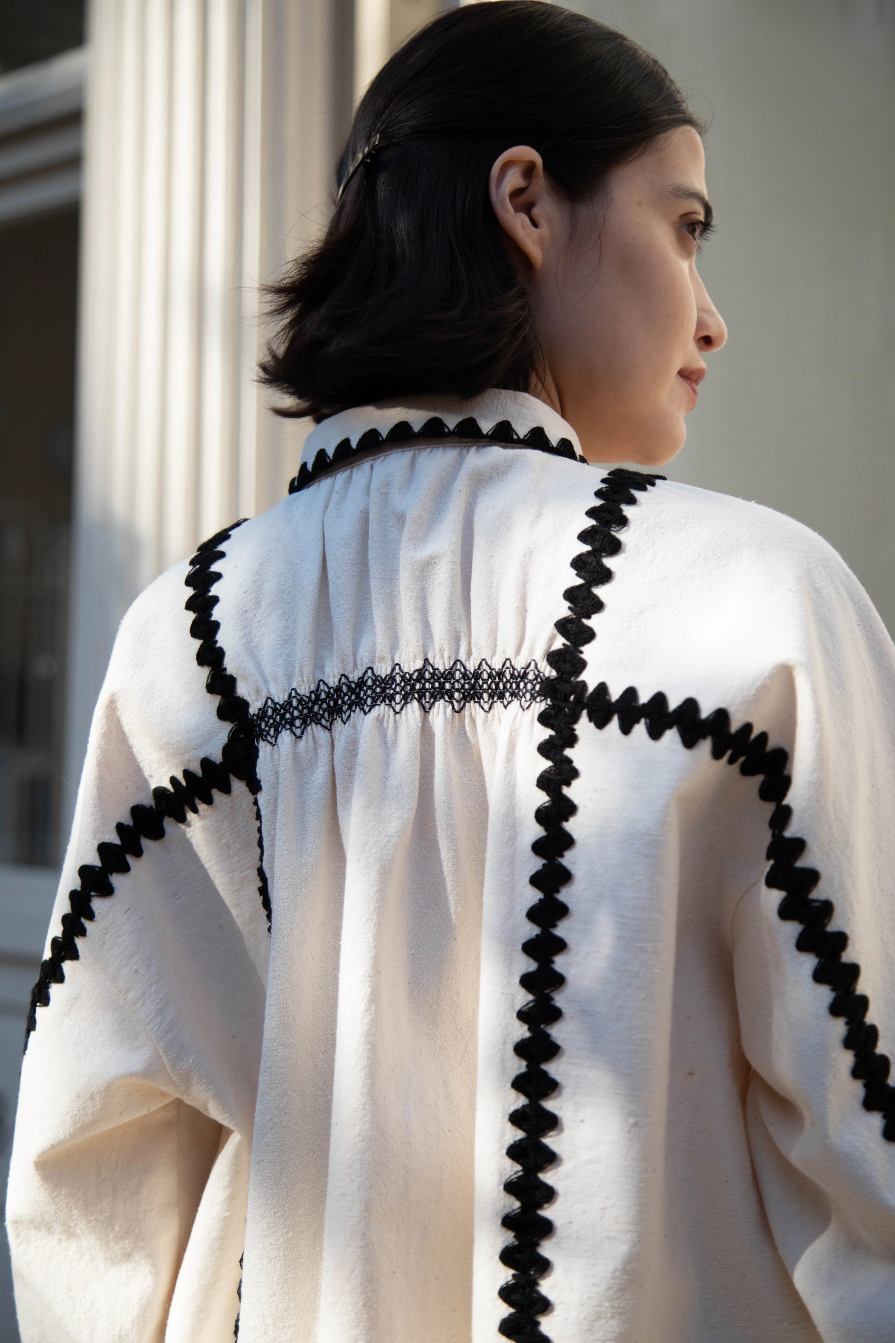 Aseedonclöud | Shepherd Blouse in Off White - Image 9
