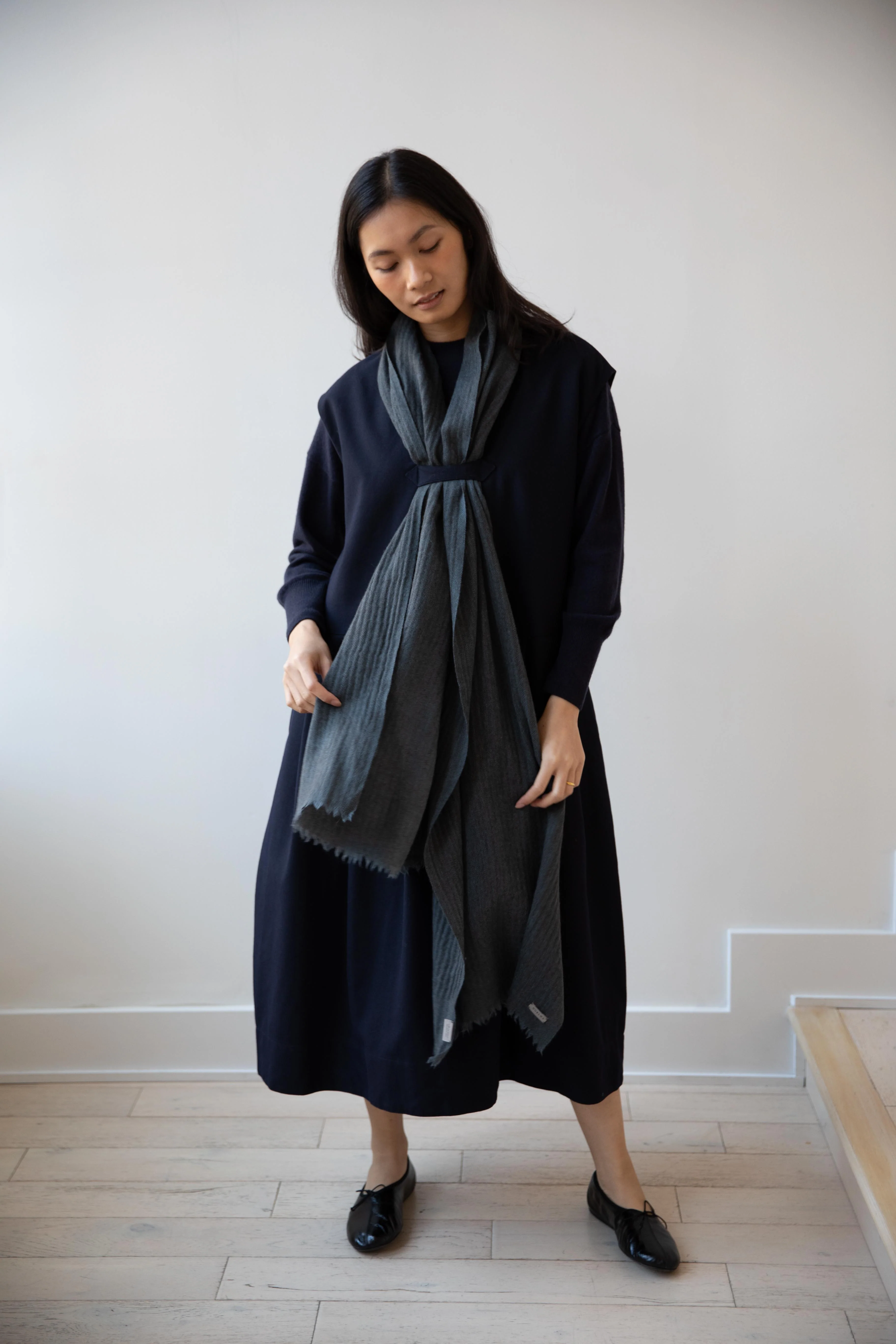 Aseedonclöud | Study Uniform Dress in Navy - Image 28