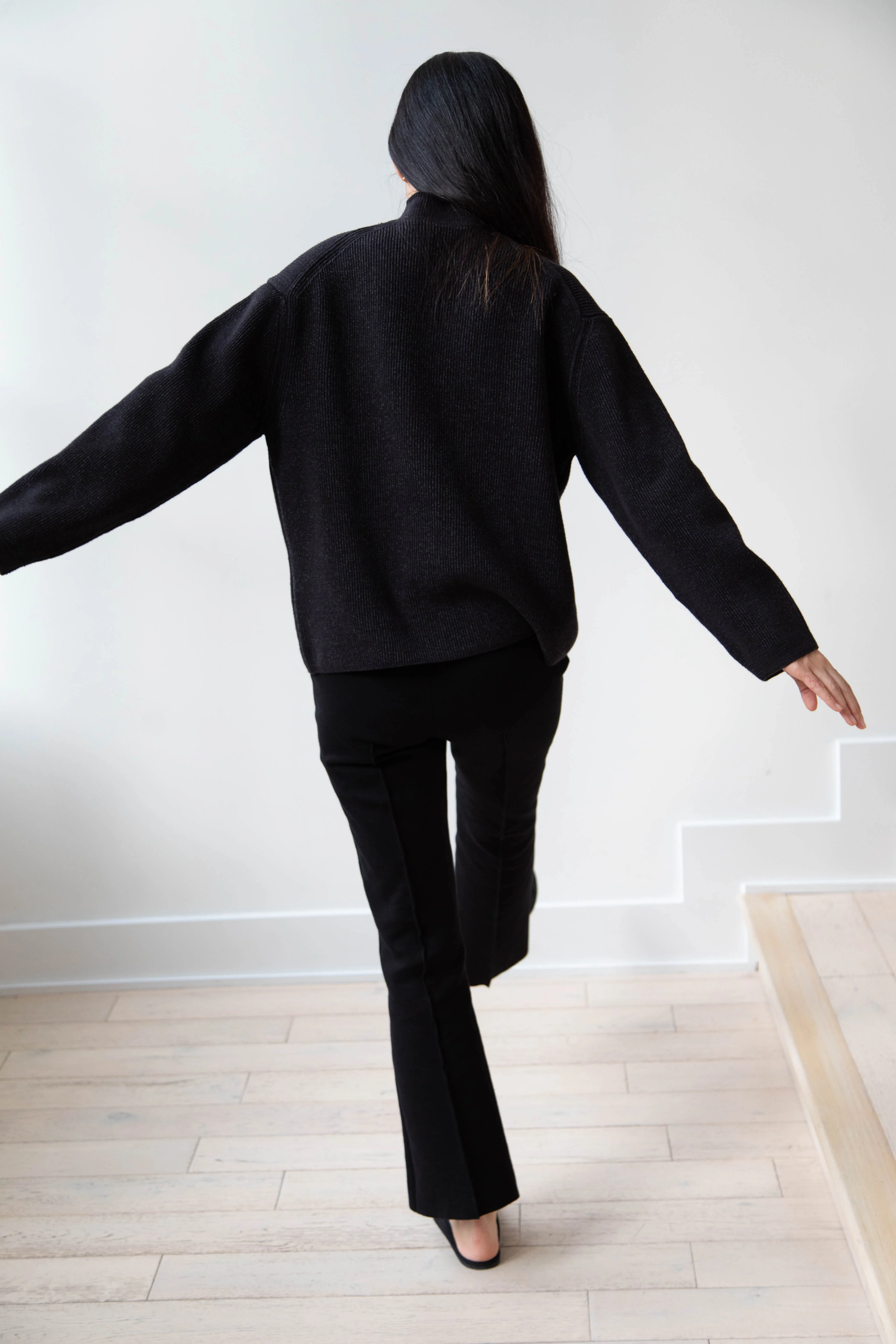 Aseedonclöud | Tea Garden Knit Jacket in Black - Image 16
