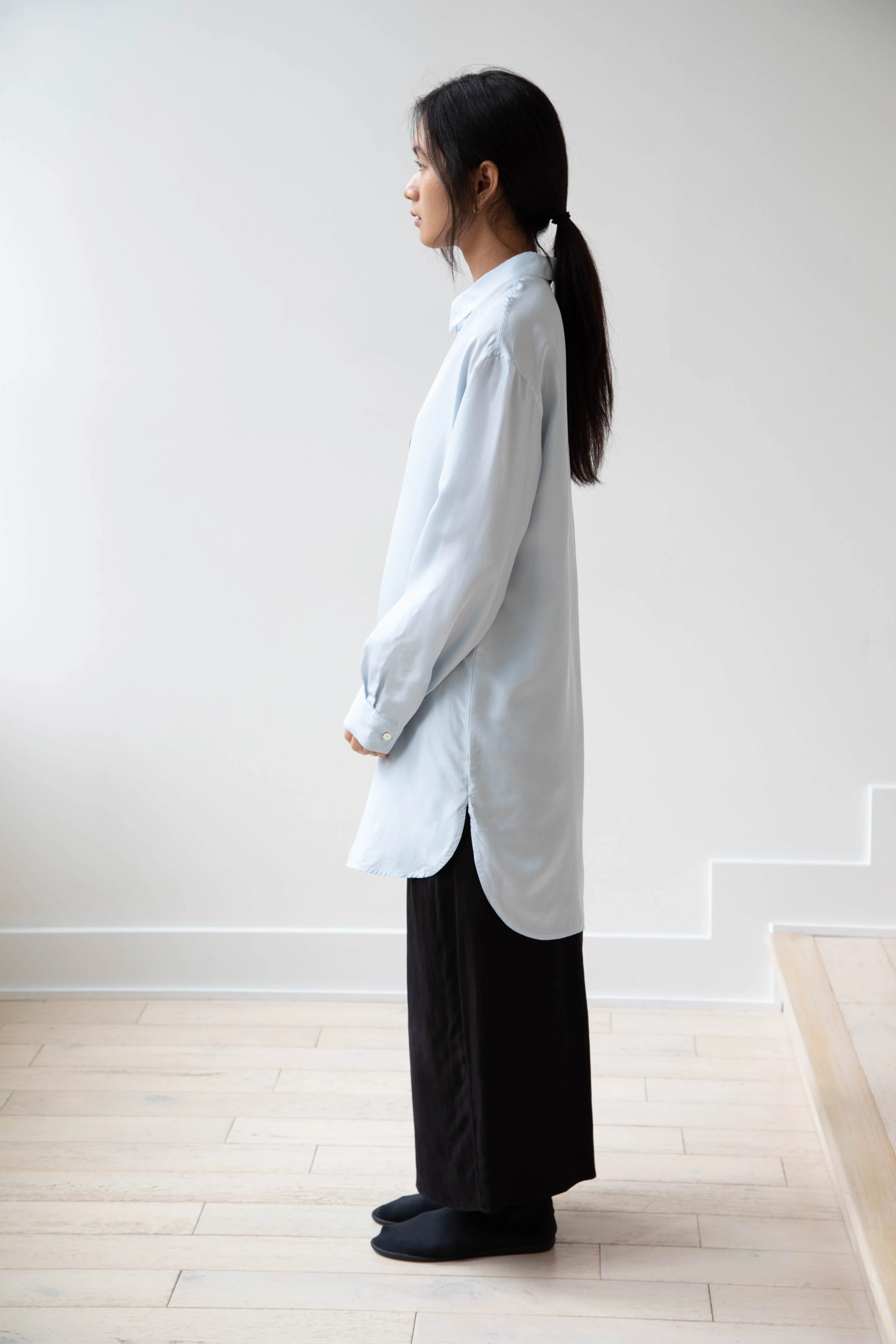 Barena Venezia | Cencia Tunic in Aqua Silk - Image 11