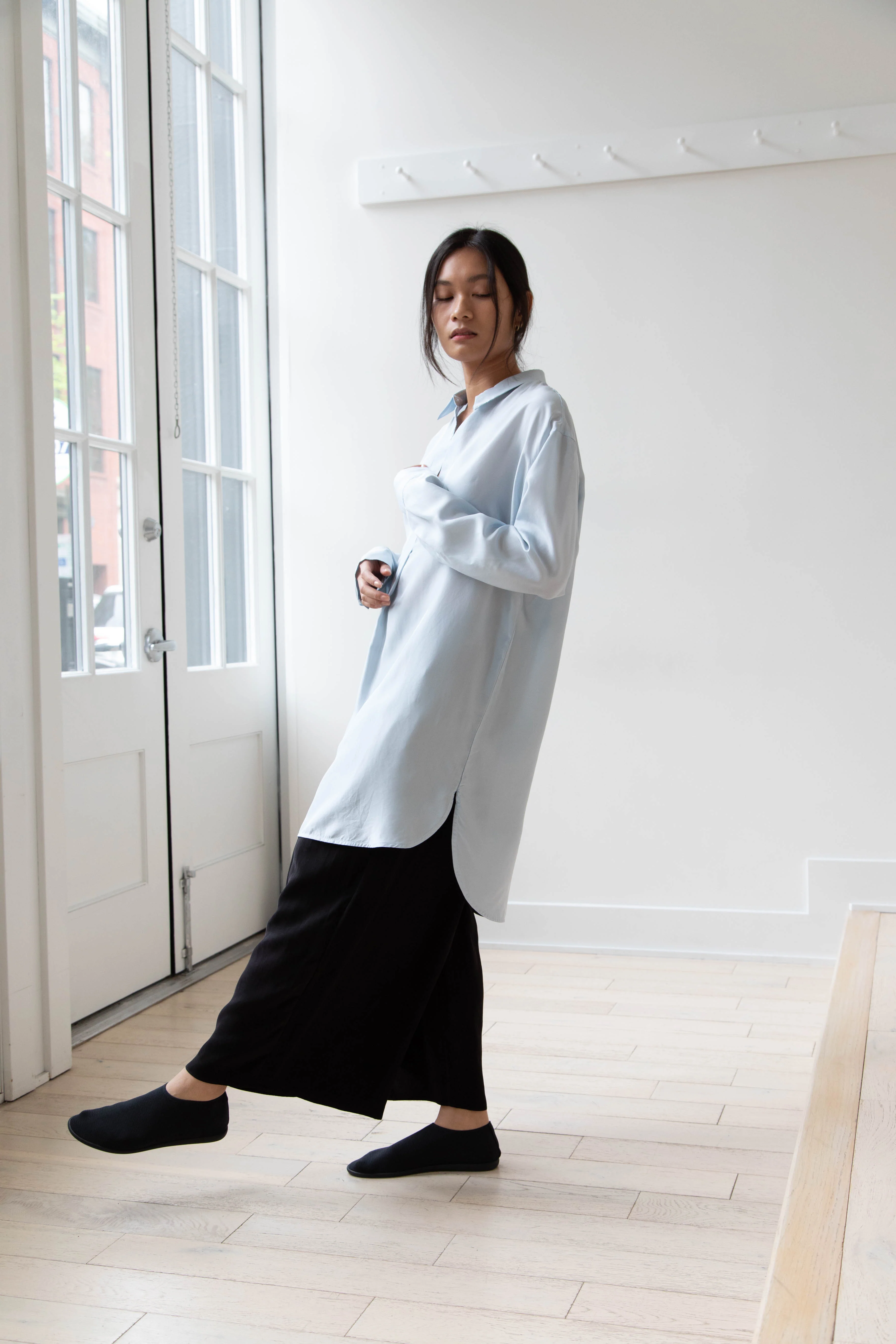 Barena Venezia | Cencia Tunic in Aqua Silk - Image 14