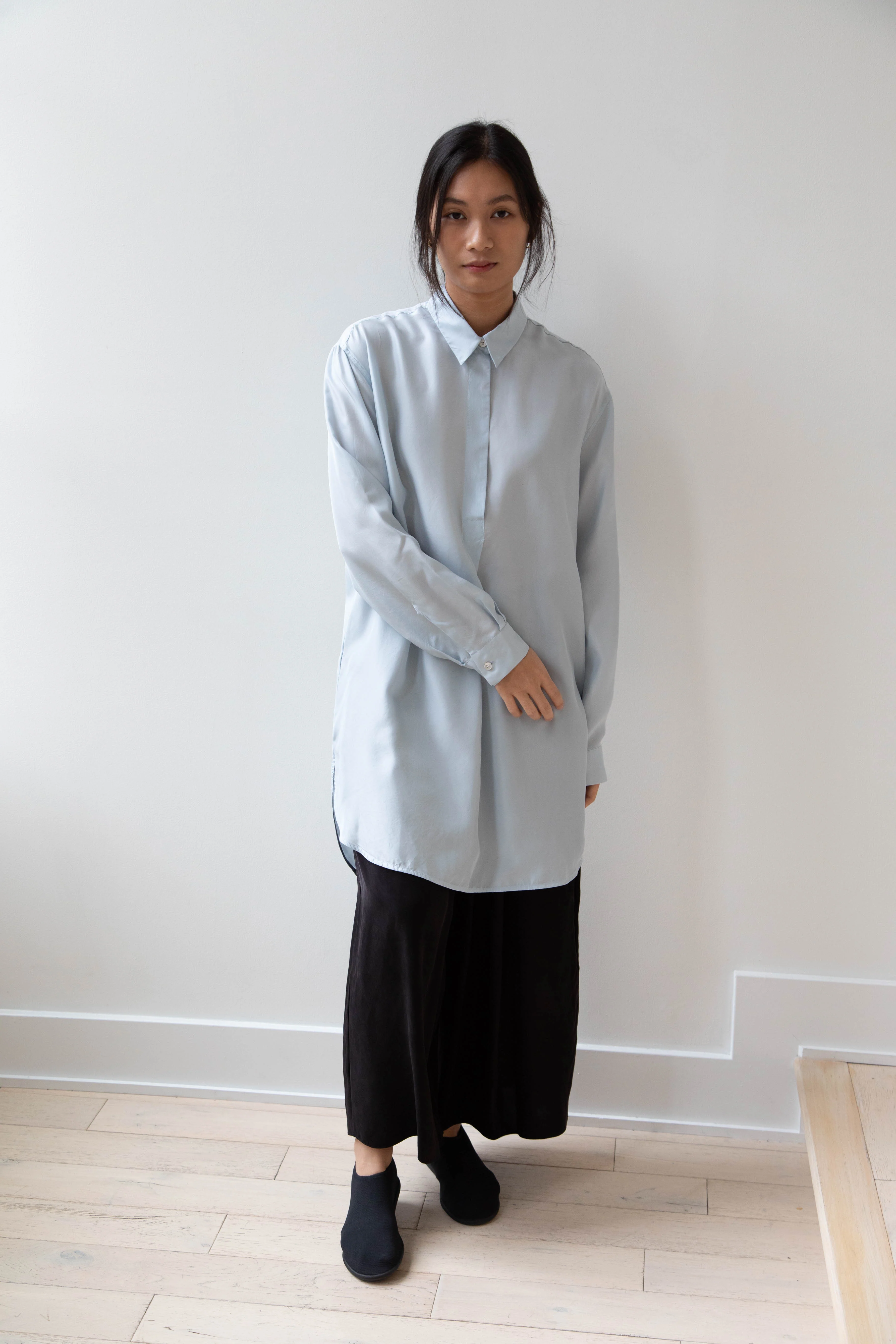 Barena Venezia | Cencia Tunic in Aqua Silk - Image 23