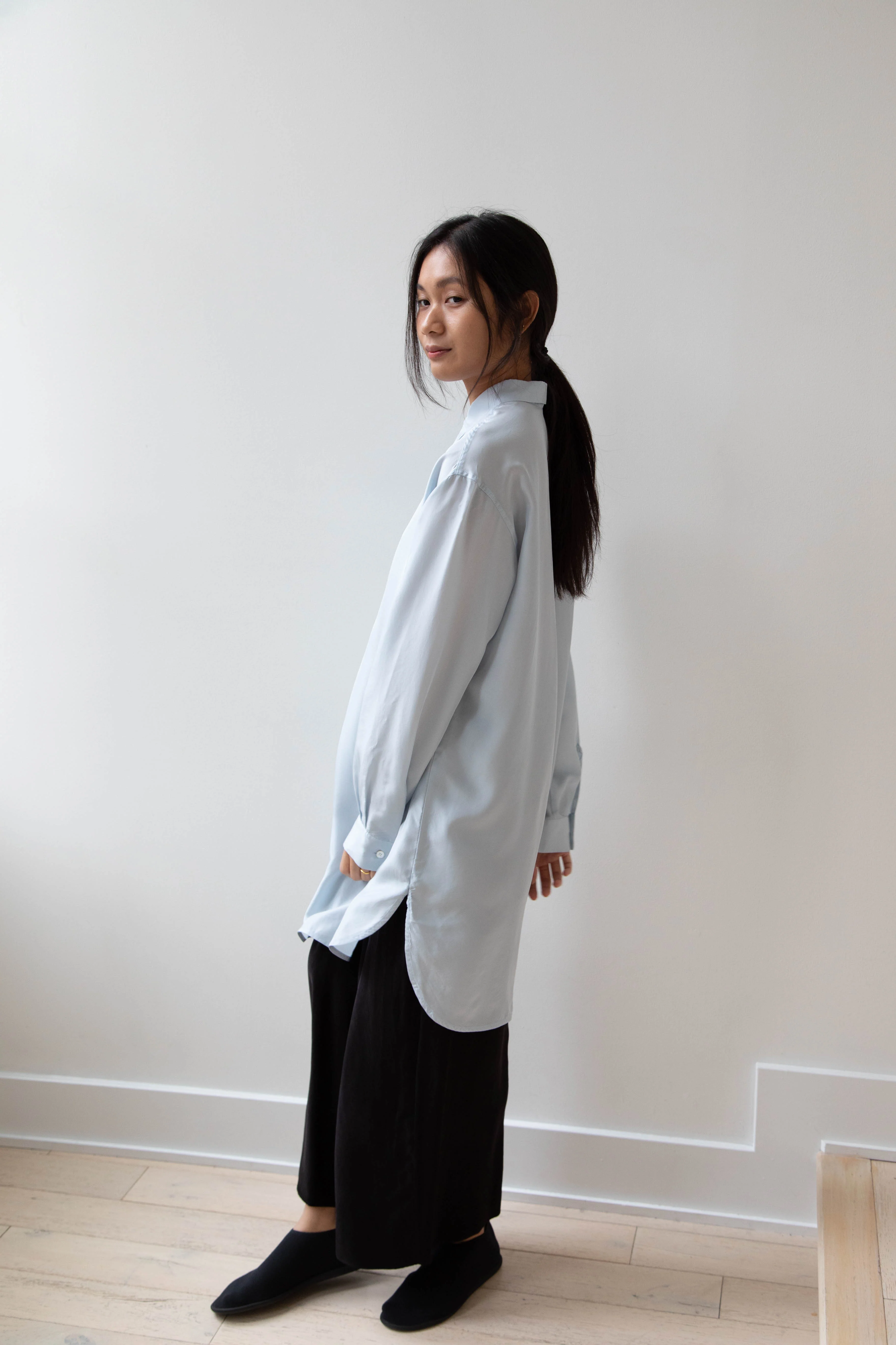 Barena Venezia | Cencia Tunic in Aqua Silk - Image 24