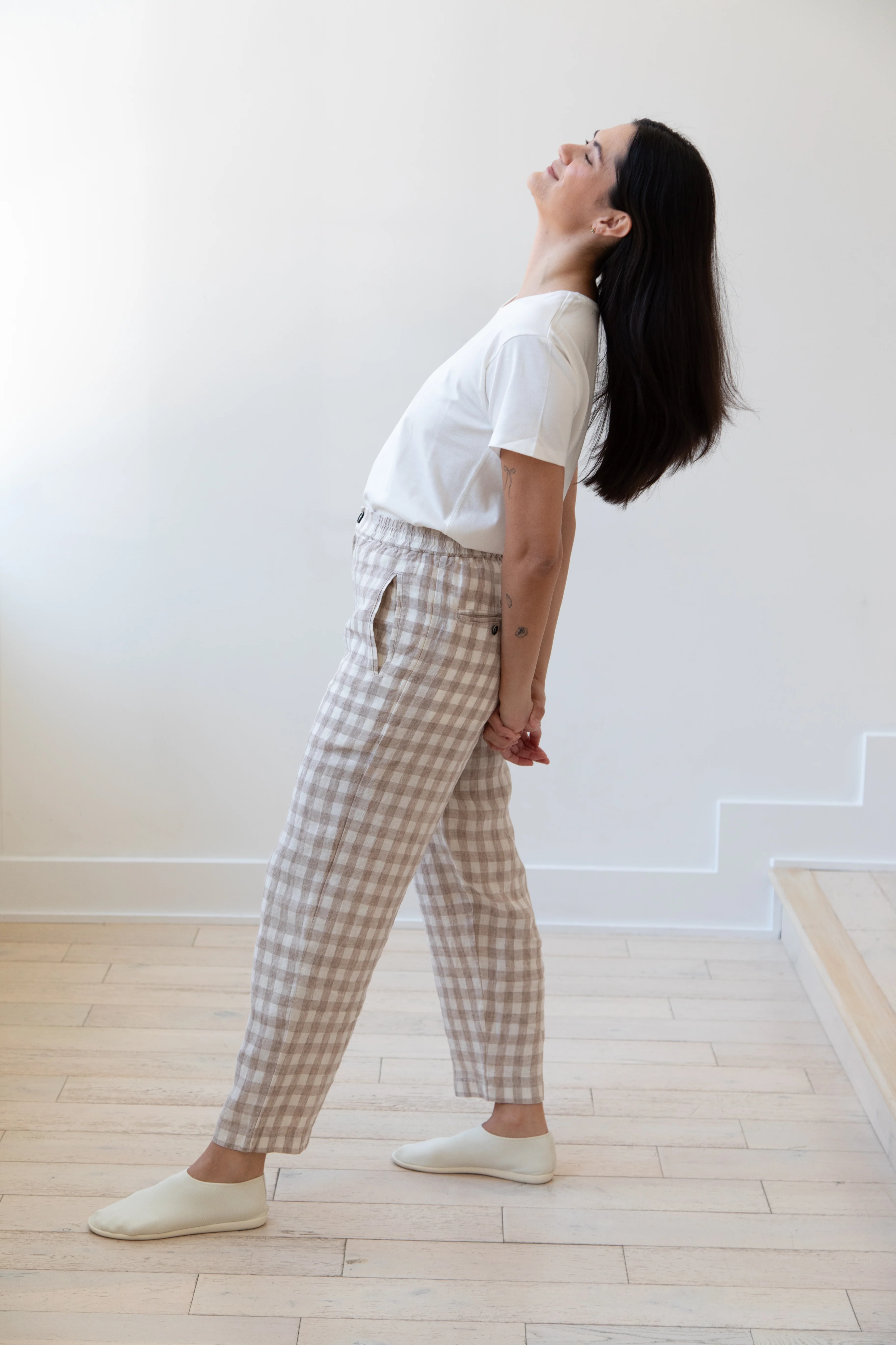 Barena Venezia | Cream Check Trousers - Image 10