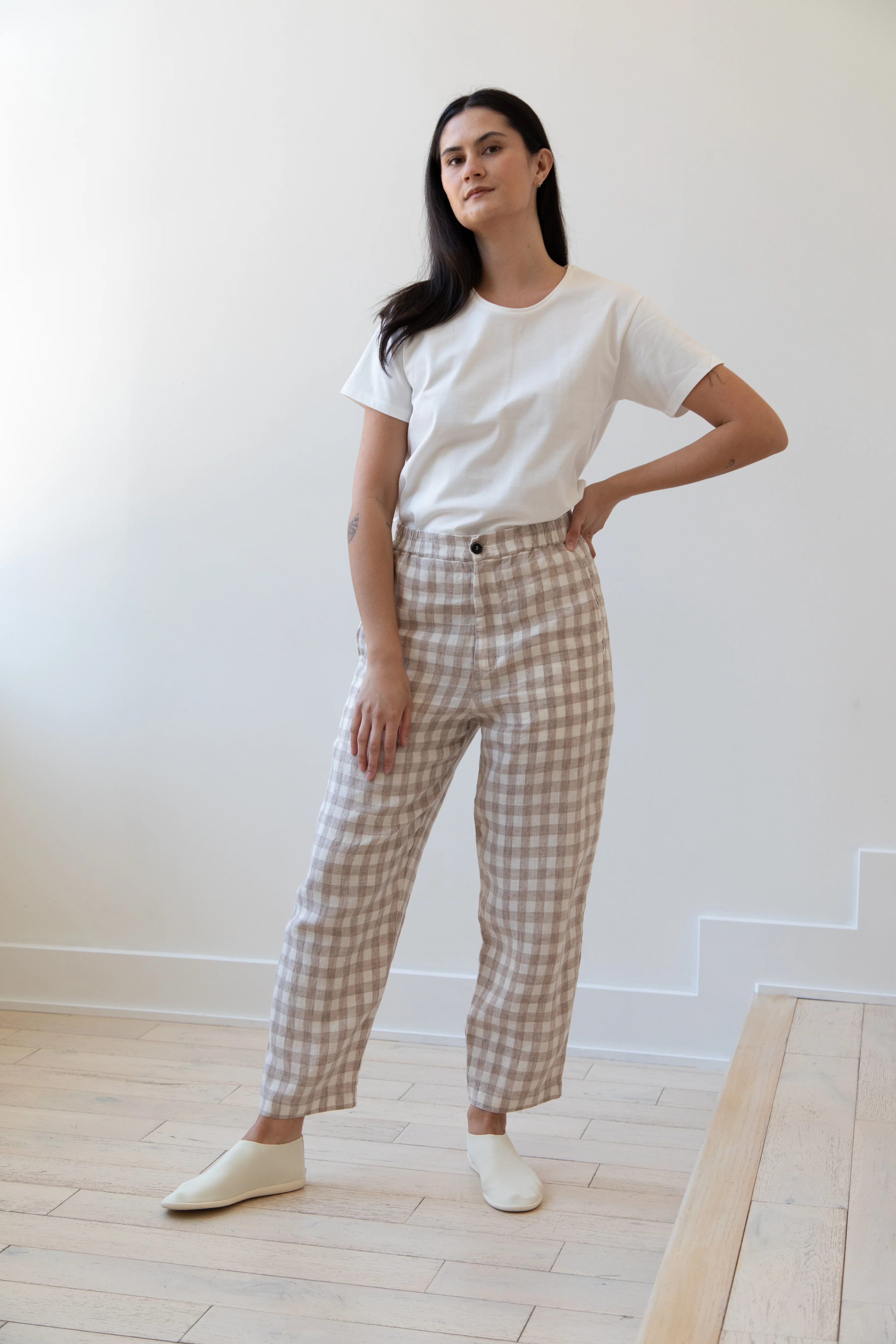 Barena Venezia | Cream Check Trousers - Image 23