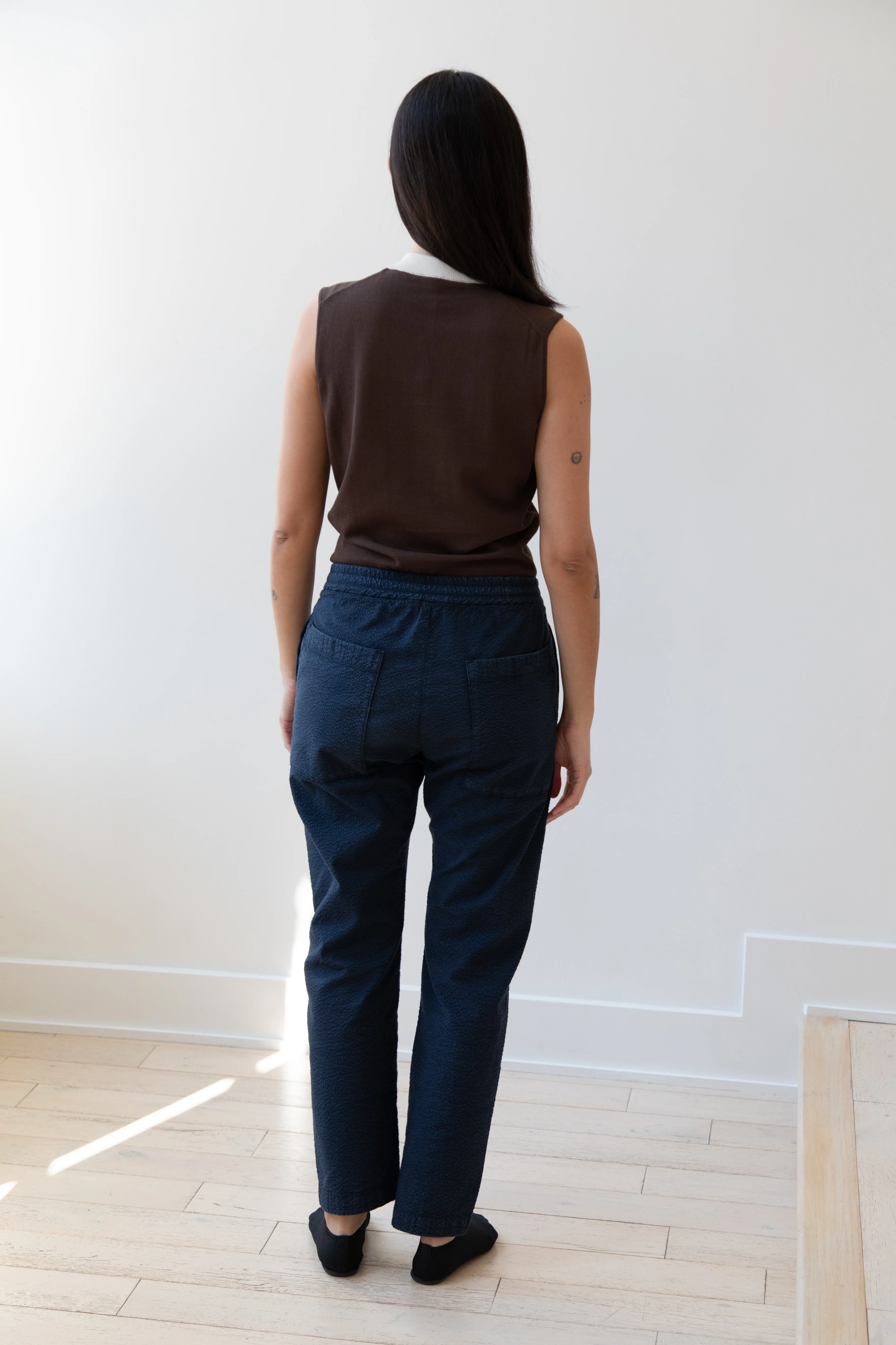 Barena Venezia | Textured Navy Trousers - Image 16