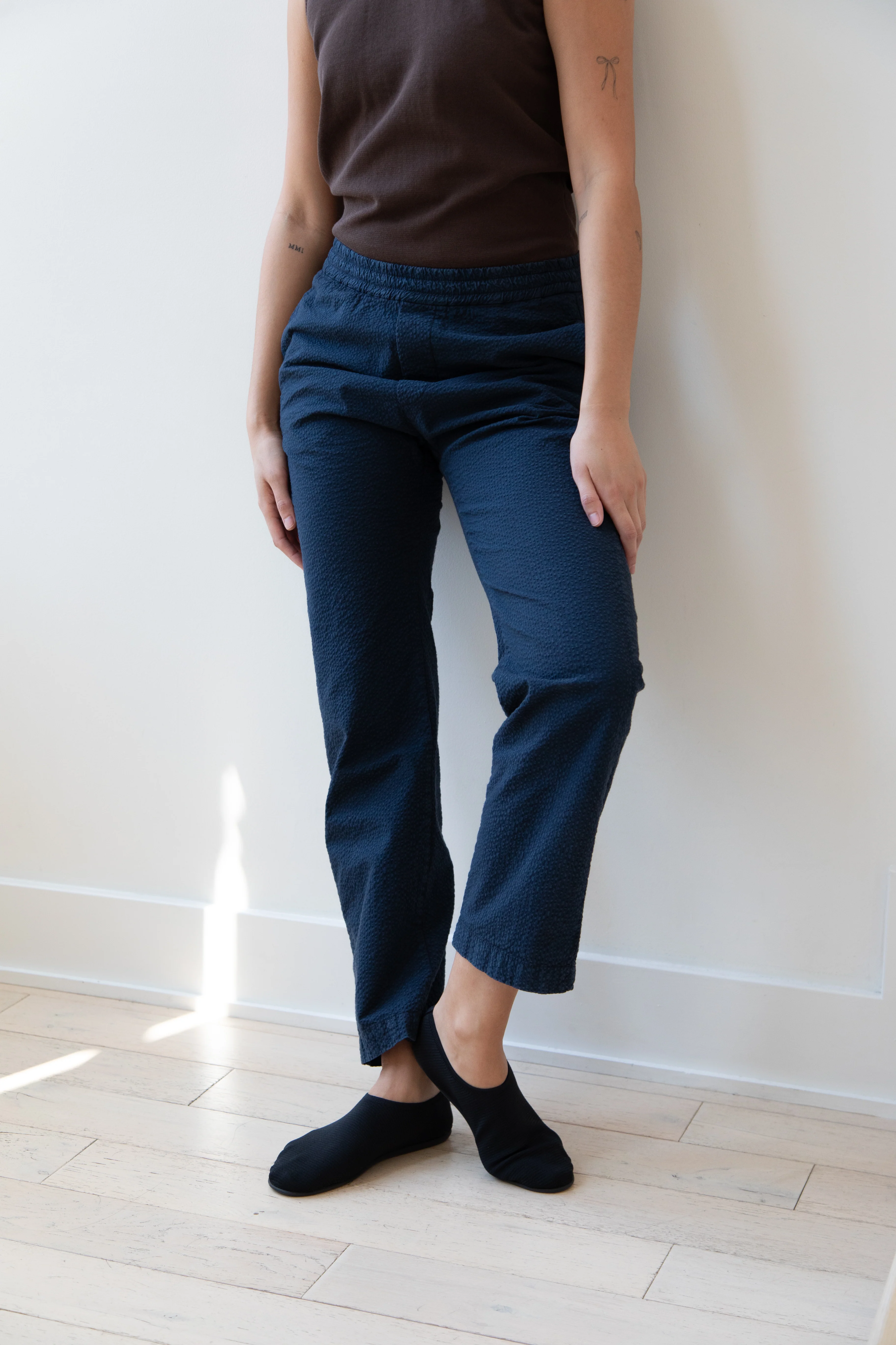 Barena Venezia | Textured Navy Trousers - Image 3