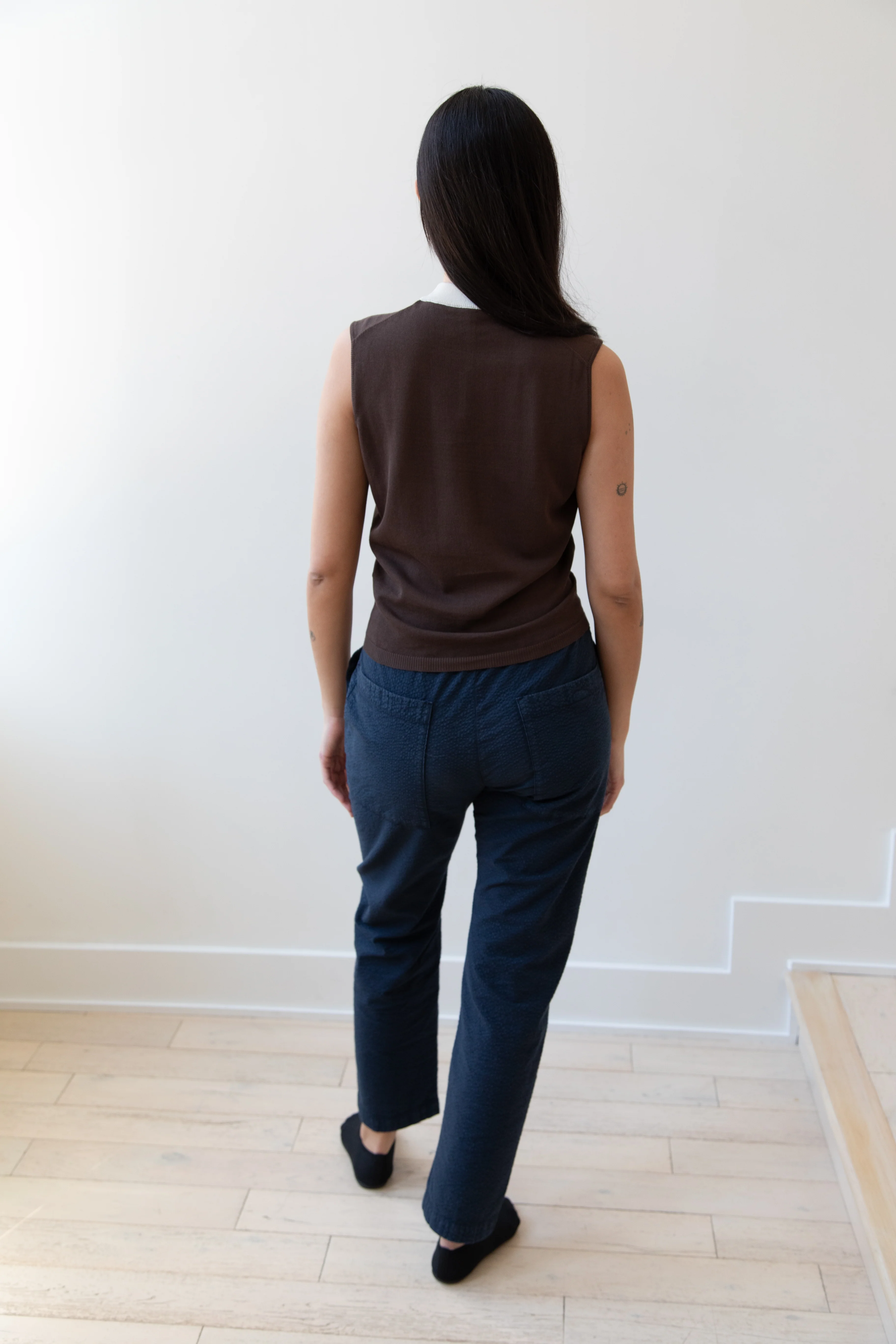 Barena Venezia | Textured Navy Trousers - Image 4
