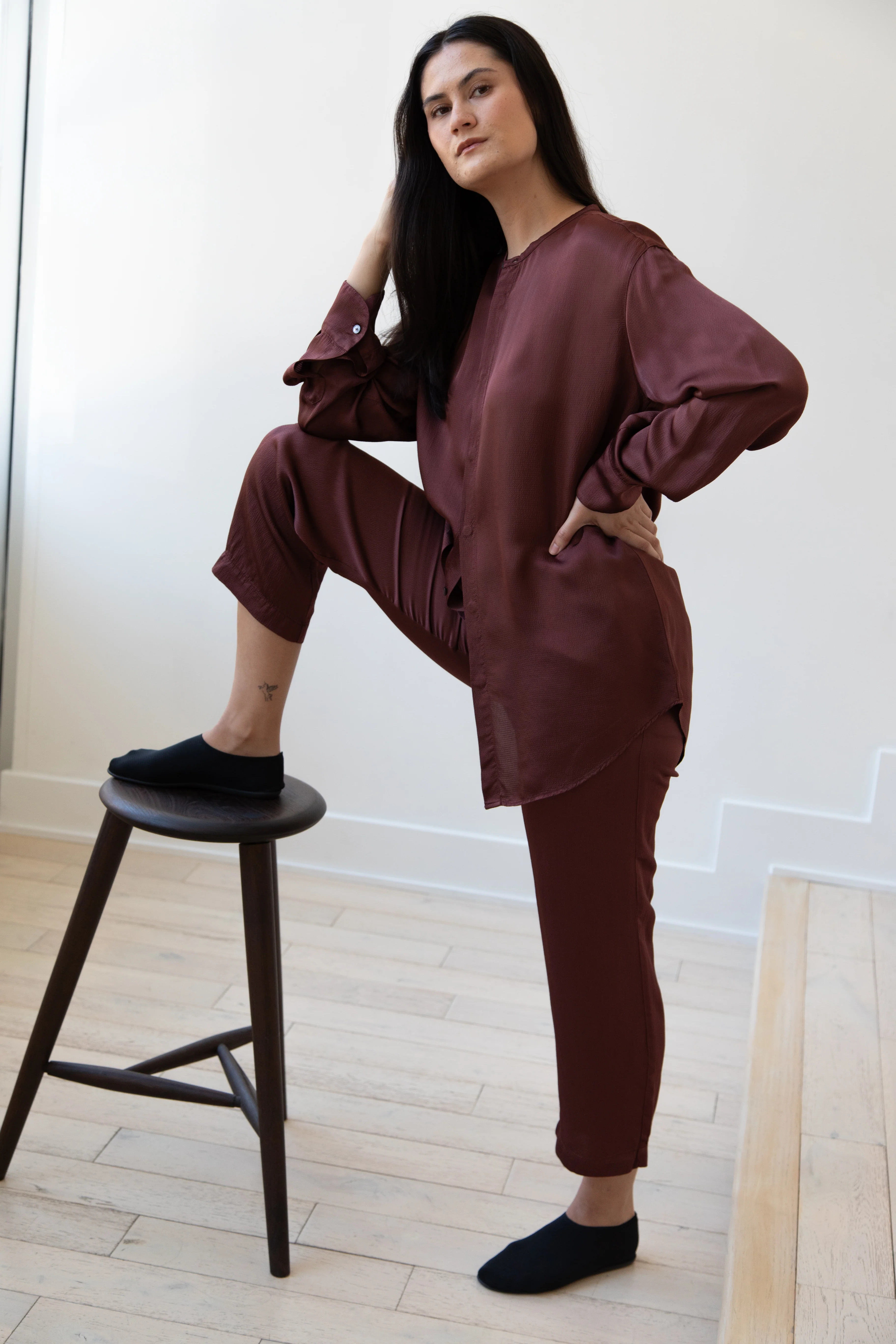 Barena Venezia | Molli Ondina Blouse in Vino - Image 17