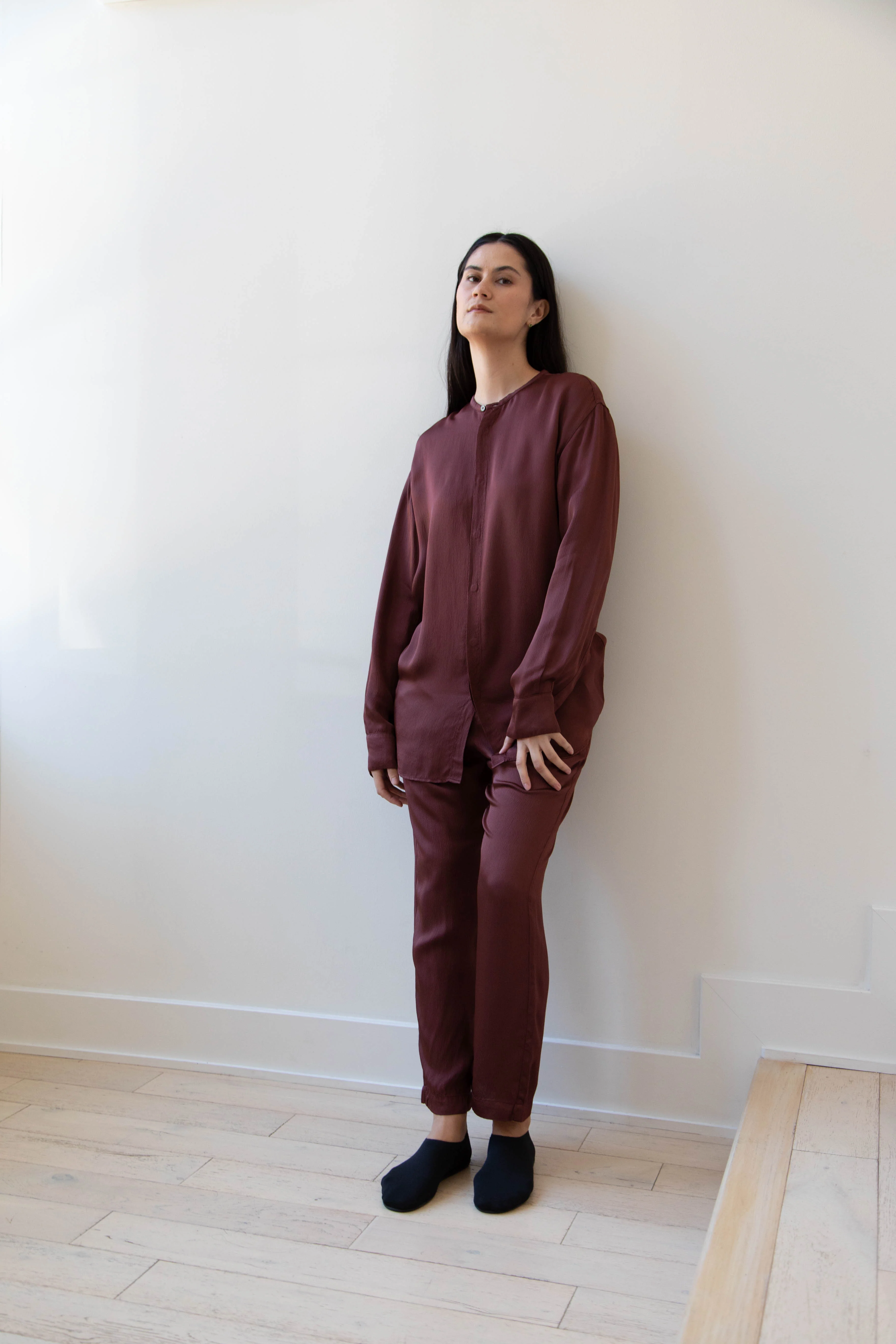 Barena Venezia | Molli Ondina Blouse in Vino - Image 21
