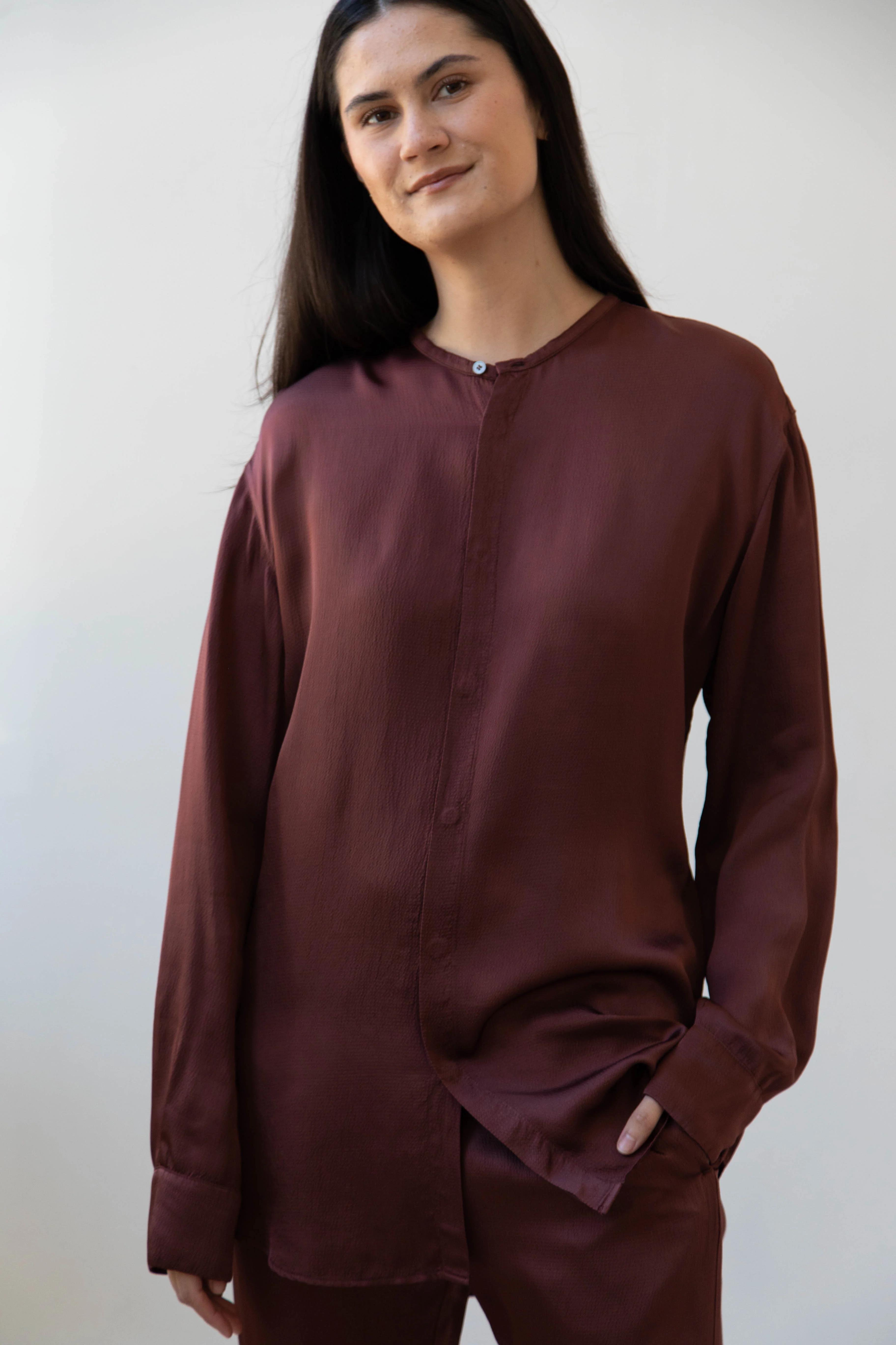 Barena Venezia | Molli Ondina Blouse in Vino - Image 22