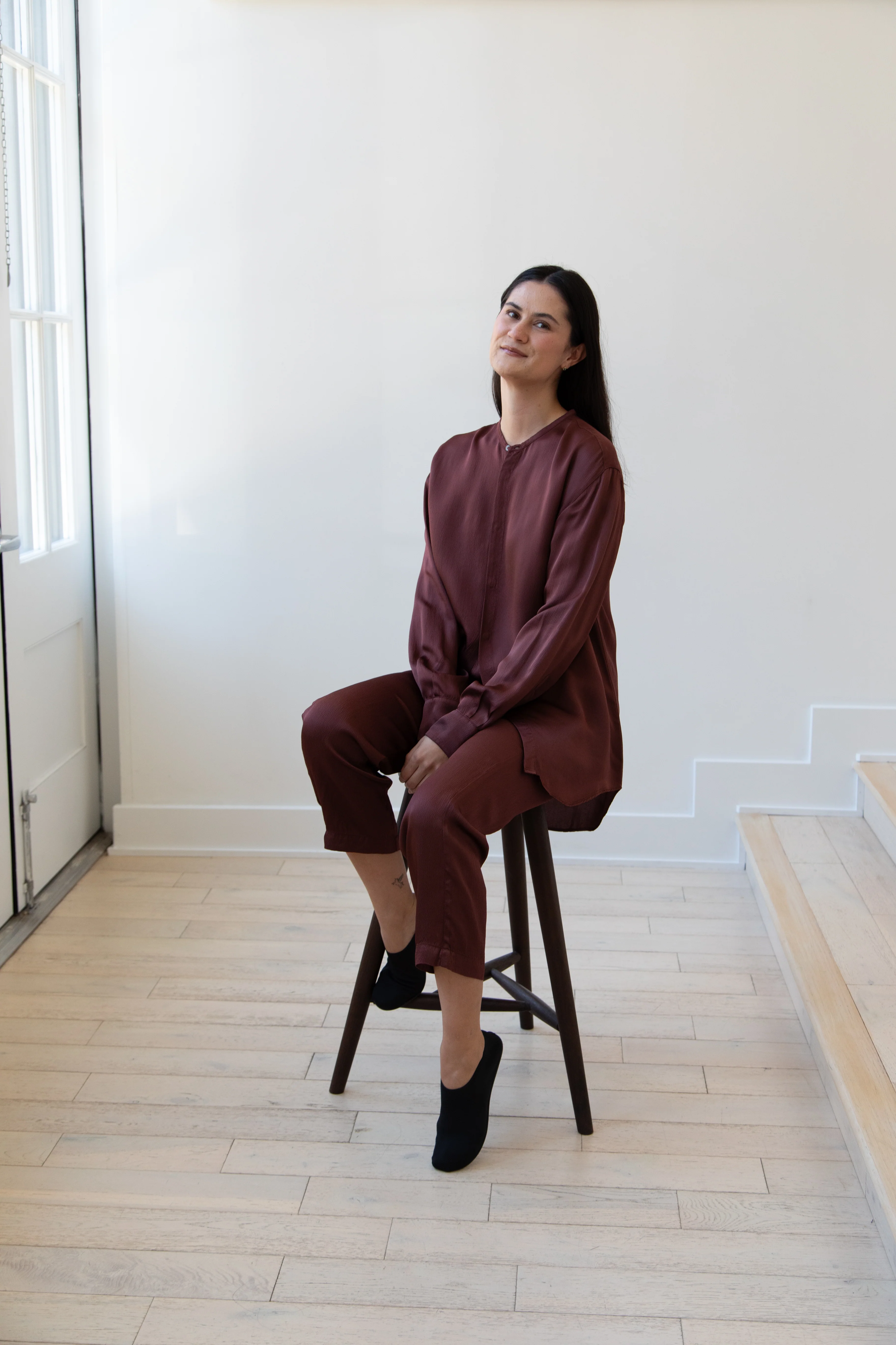 Barena Venezia | Molli Ondina Blouse in Vino - Image 25