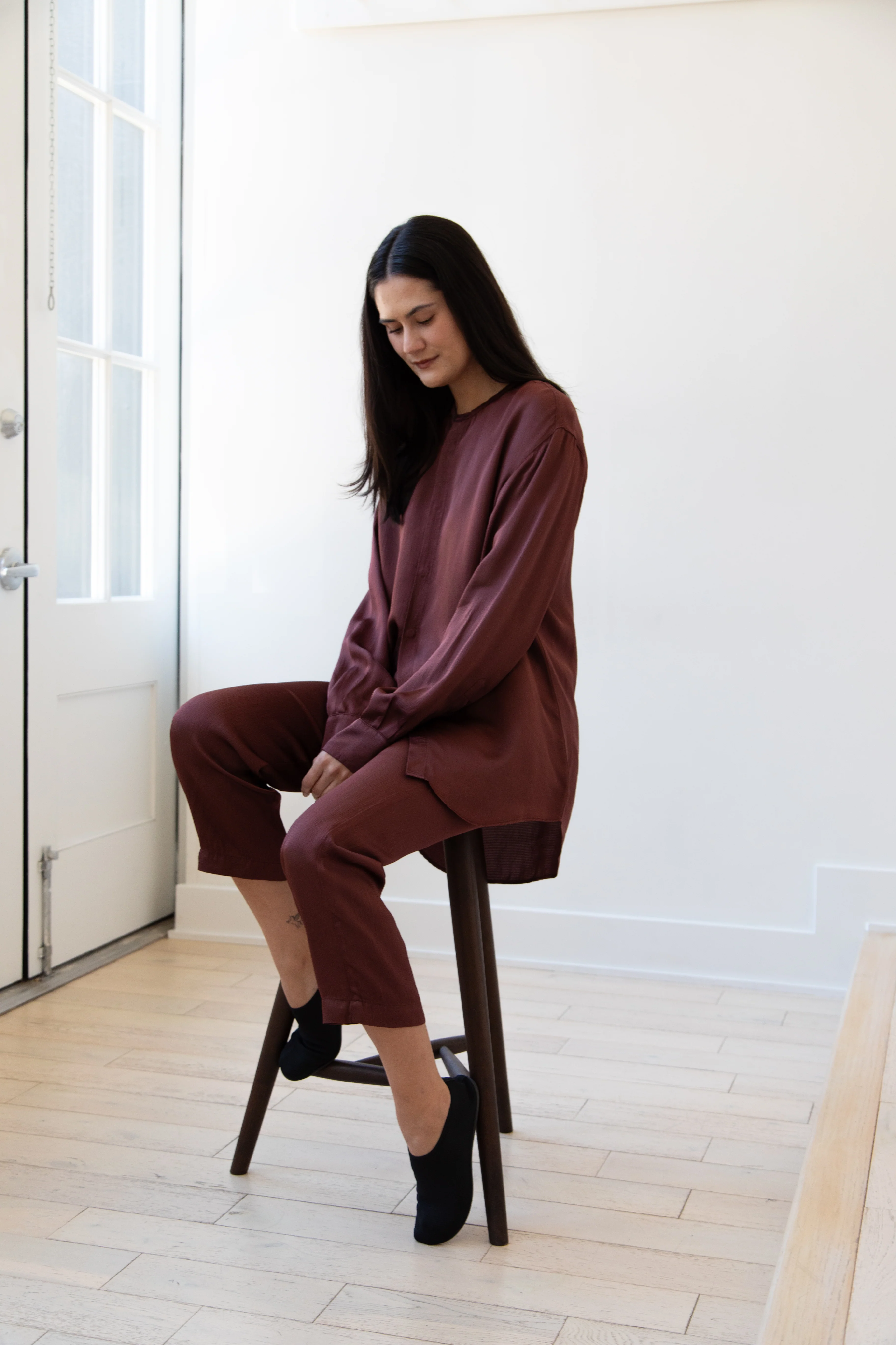 Barena Venezia | Molli Ondina Blouse in Vino - Image 28