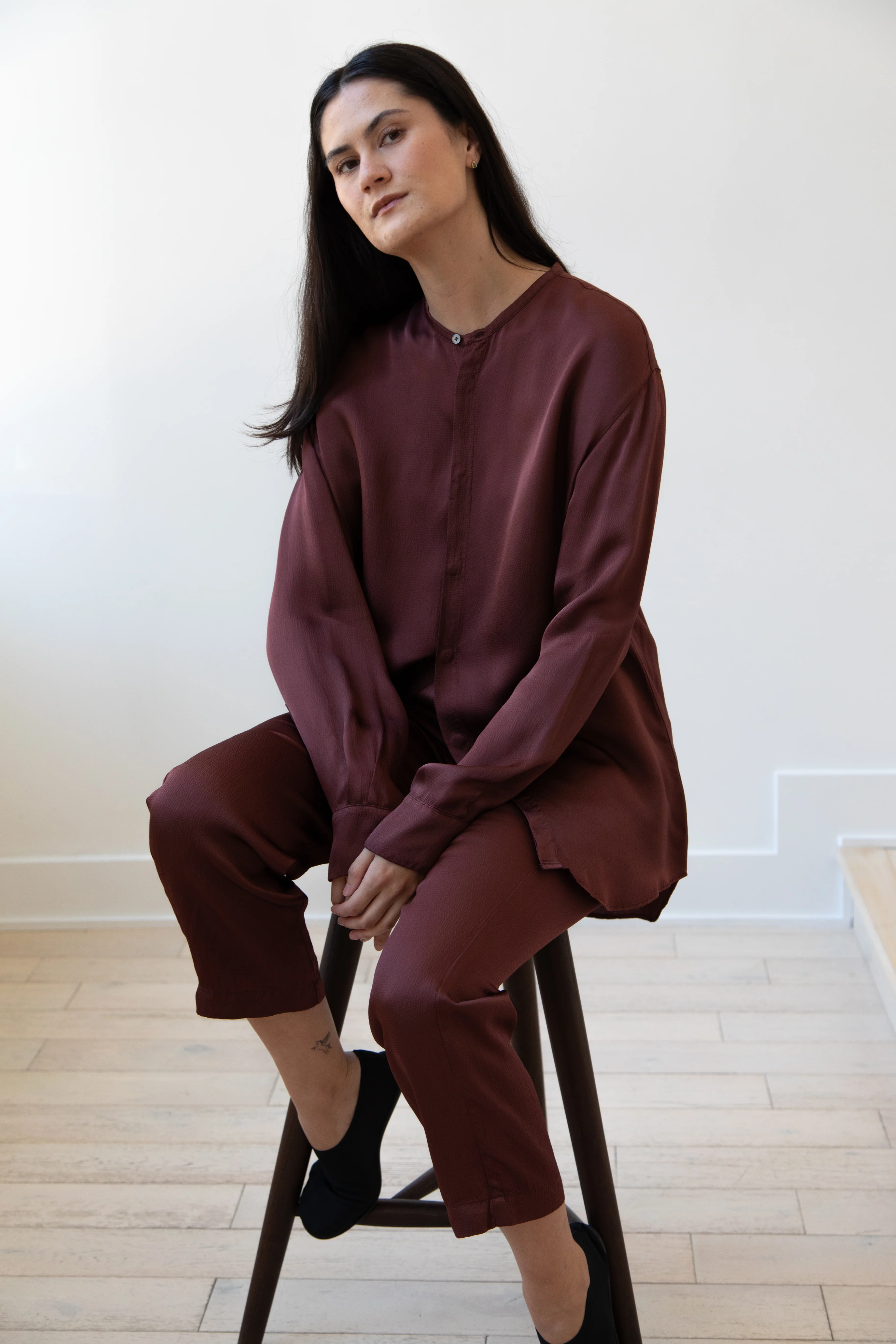 Barena Venezia | Molli Ondina Blouse in Vino - Image 31
