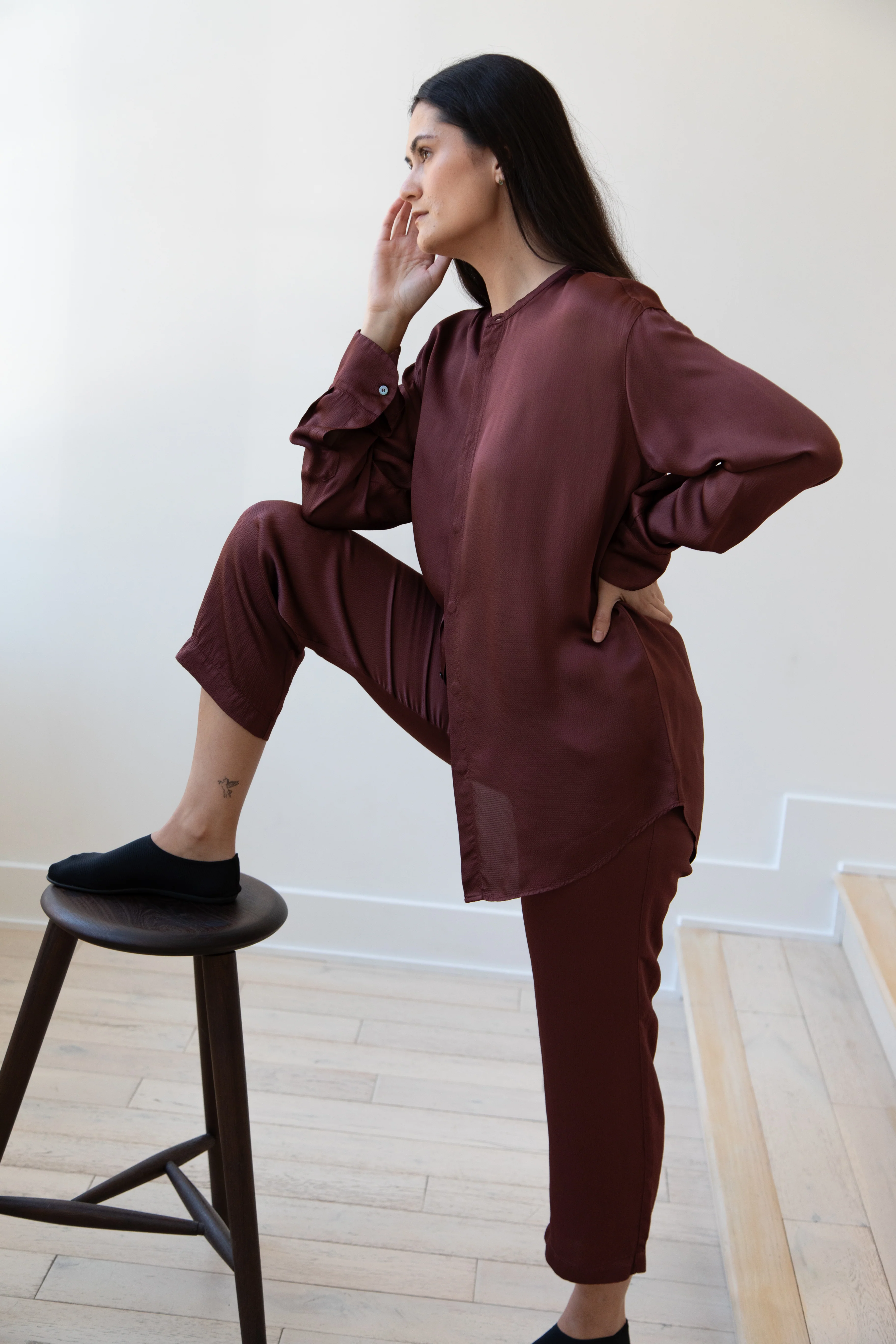 Barena Venezia | Molli Ondina Blouse in Vino - Image 33