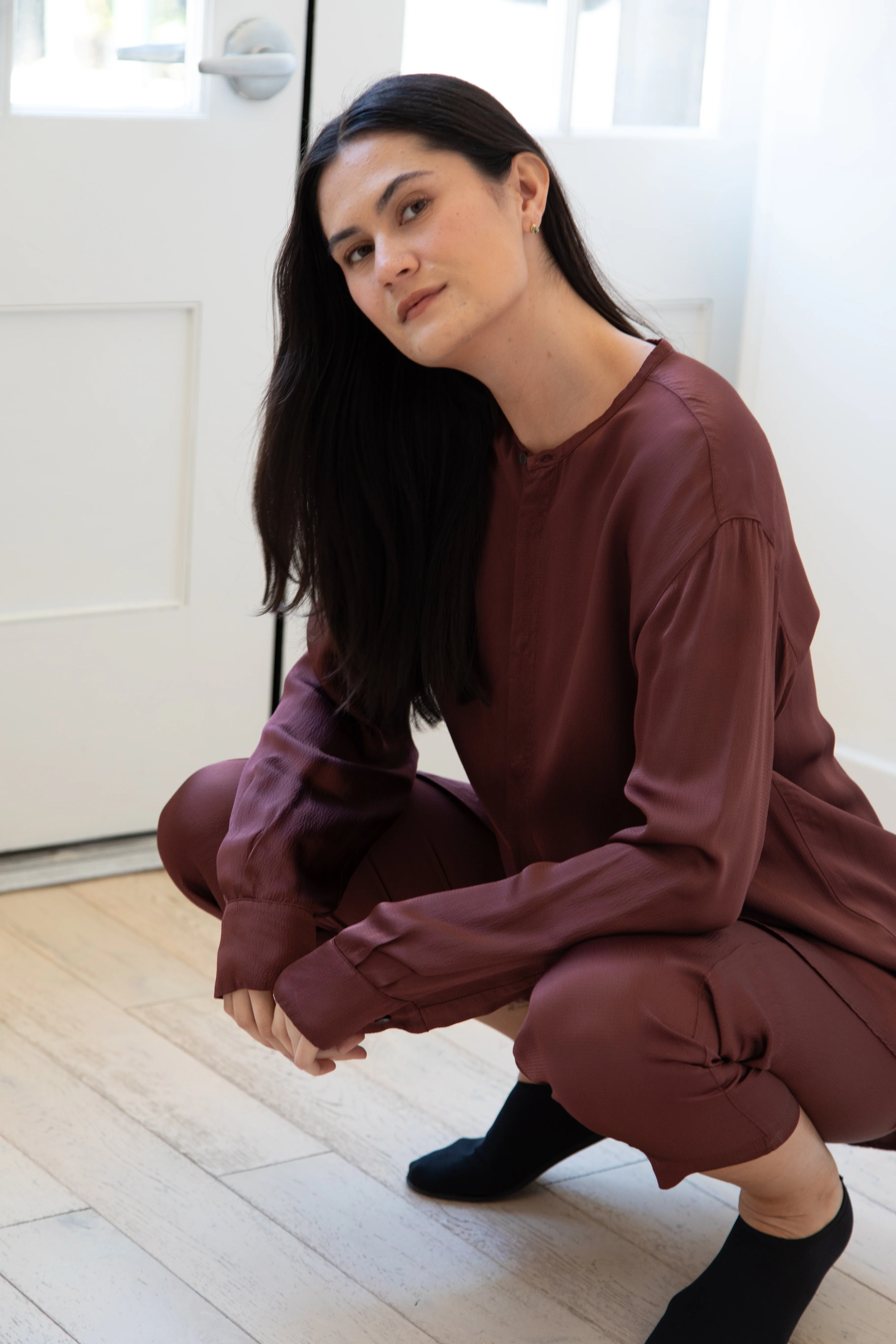 Barena Venezia | Molli Ondina Blouse in Vino - Image 35