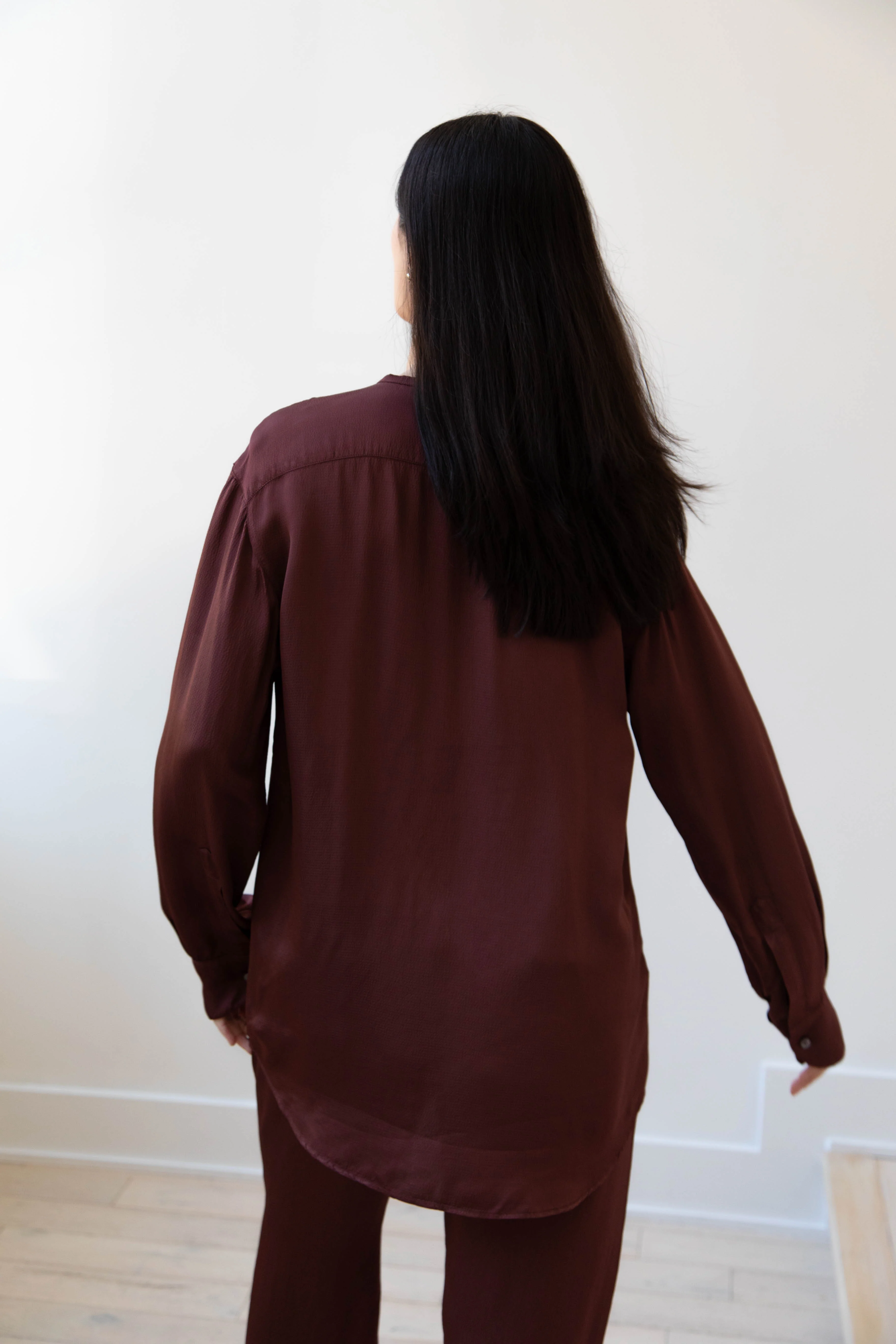 Barena Venezia | Molli Ondina Blouse in Vino - Image 4