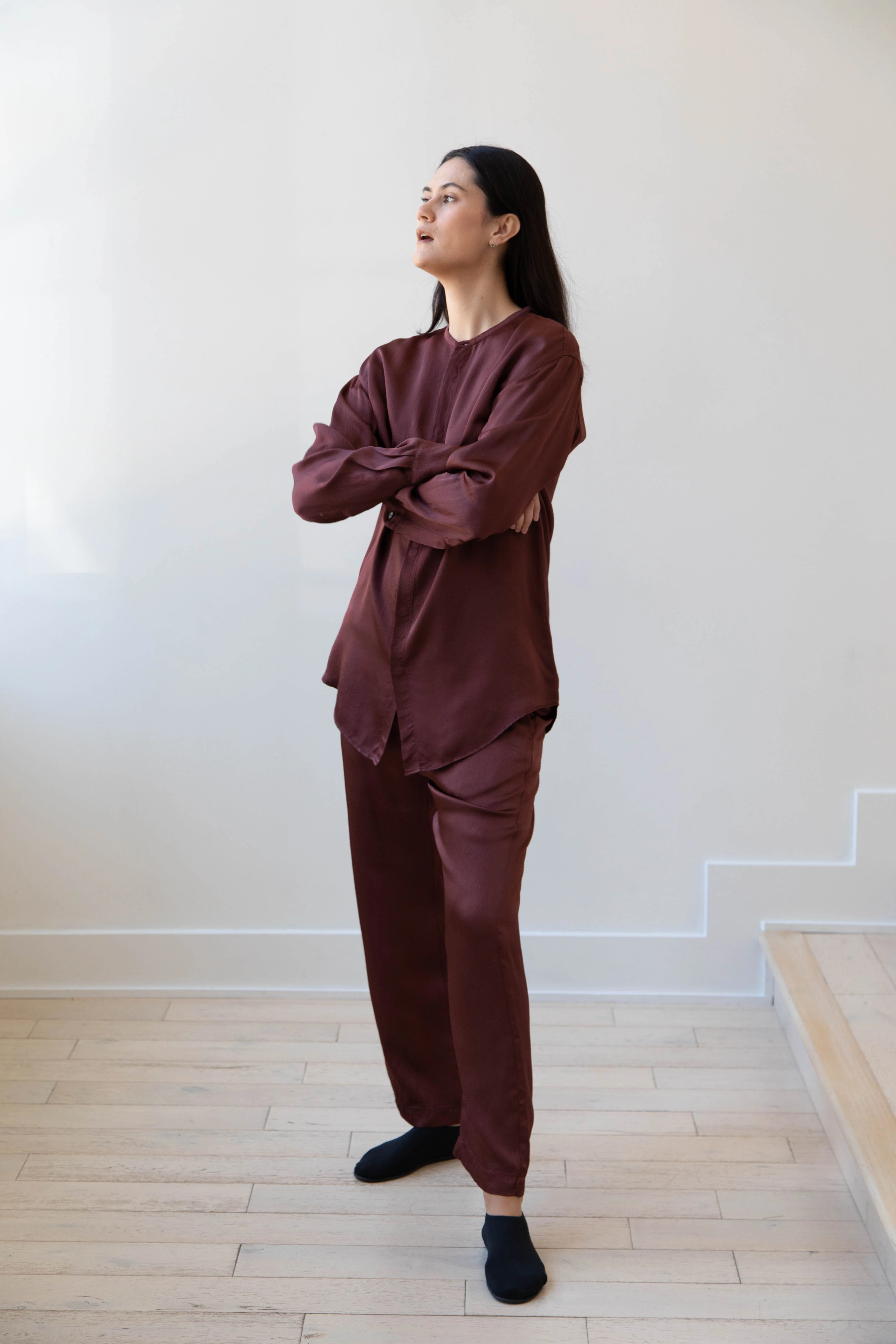Barena Venezia | Molli Ondina Blouse in Vino - Image 5