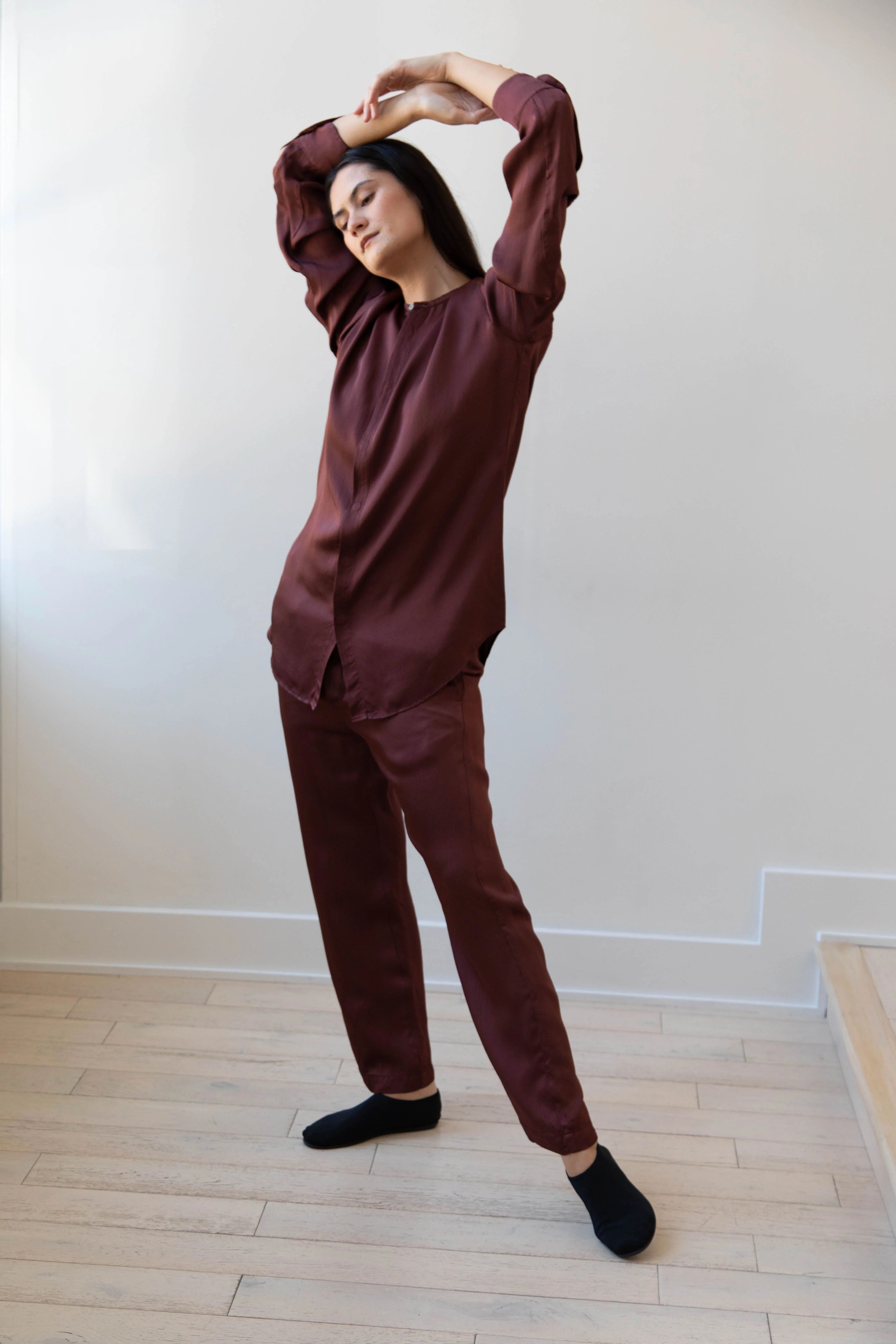 Barena Venezia | Molli Ondina Blouse in Vino - Image 6