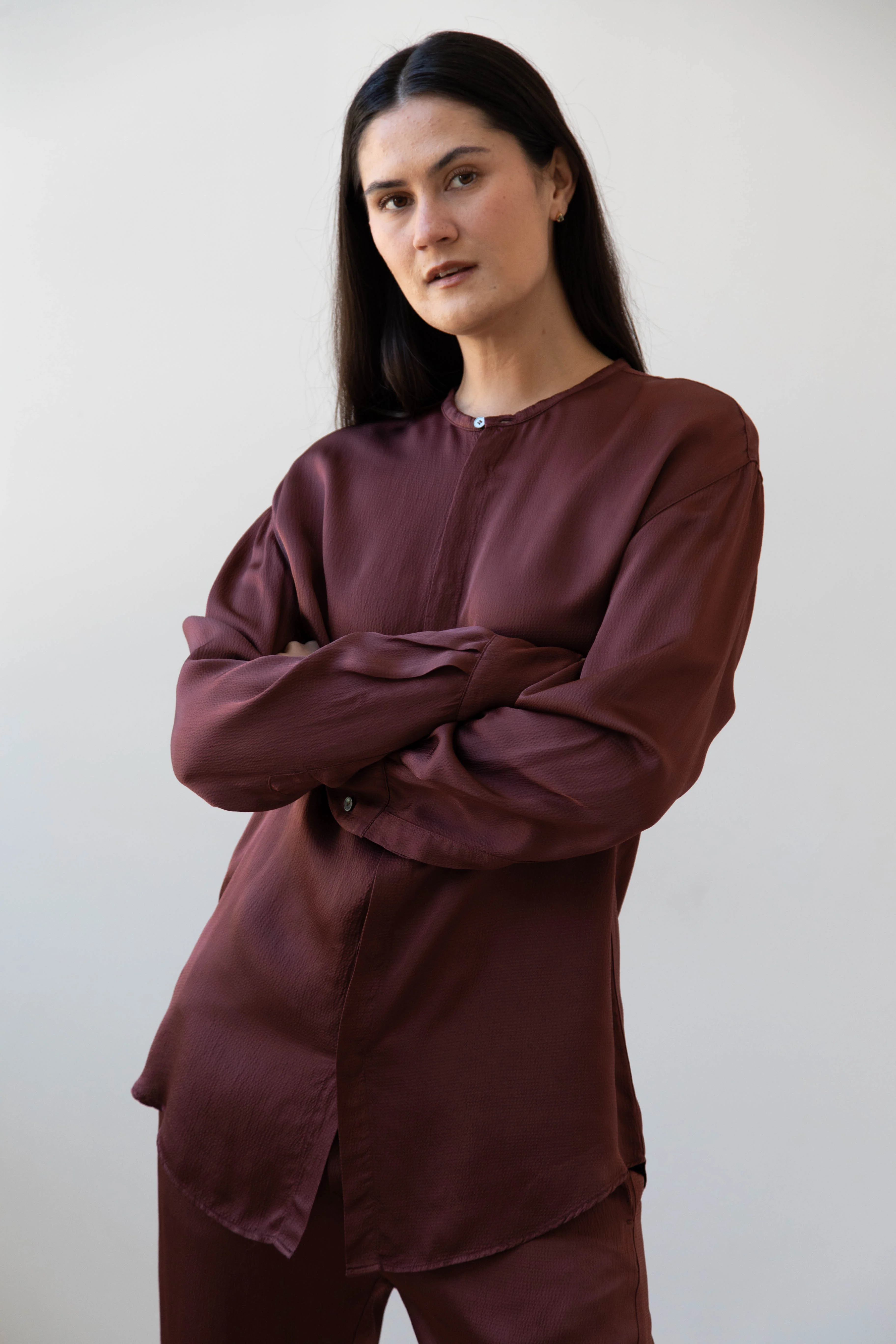 Barena Venezia | Molli Ondina Blouse in Vino - Image 9