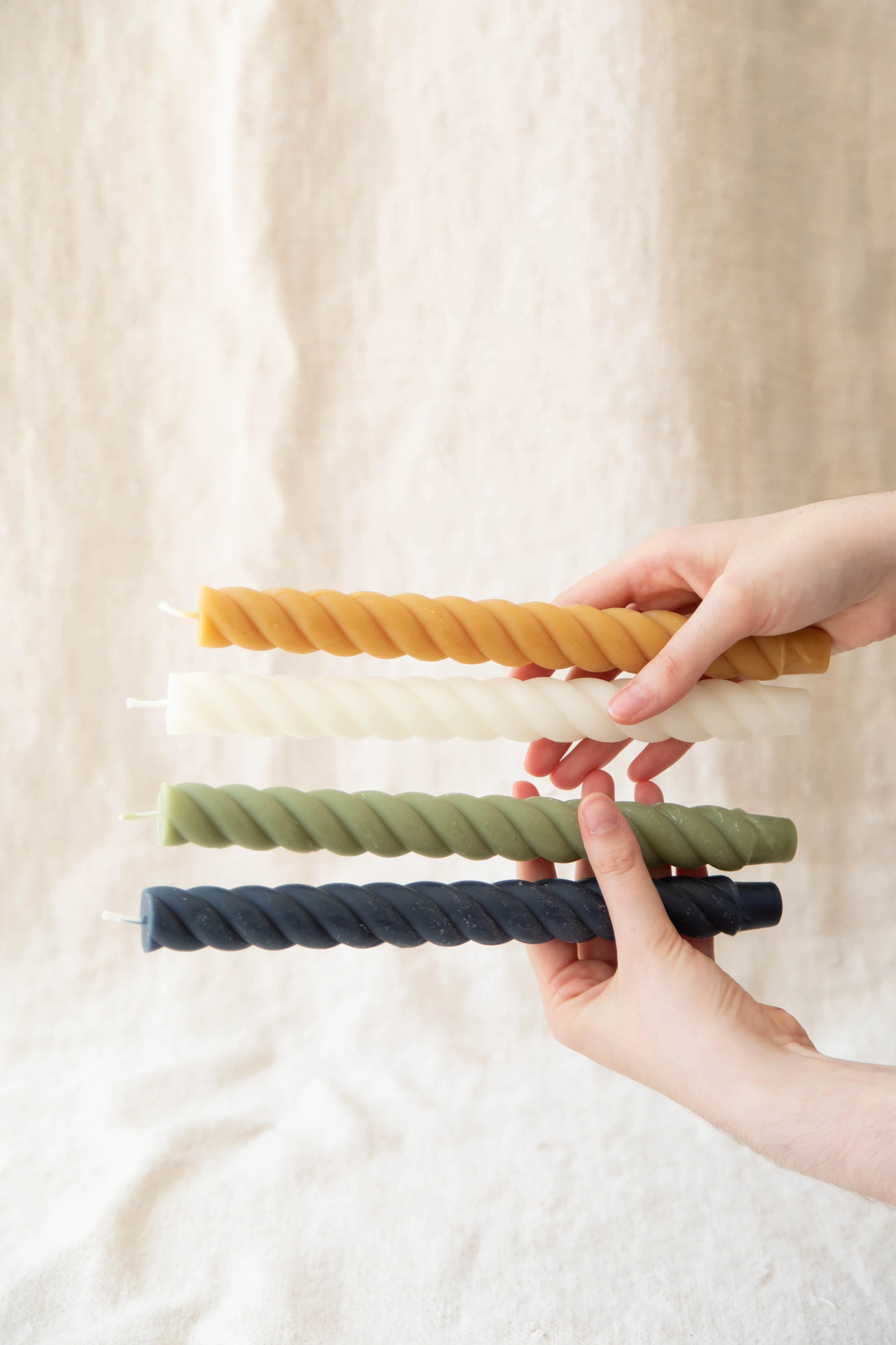 Beeswax Rope Candles | Multi Colors - Image 3