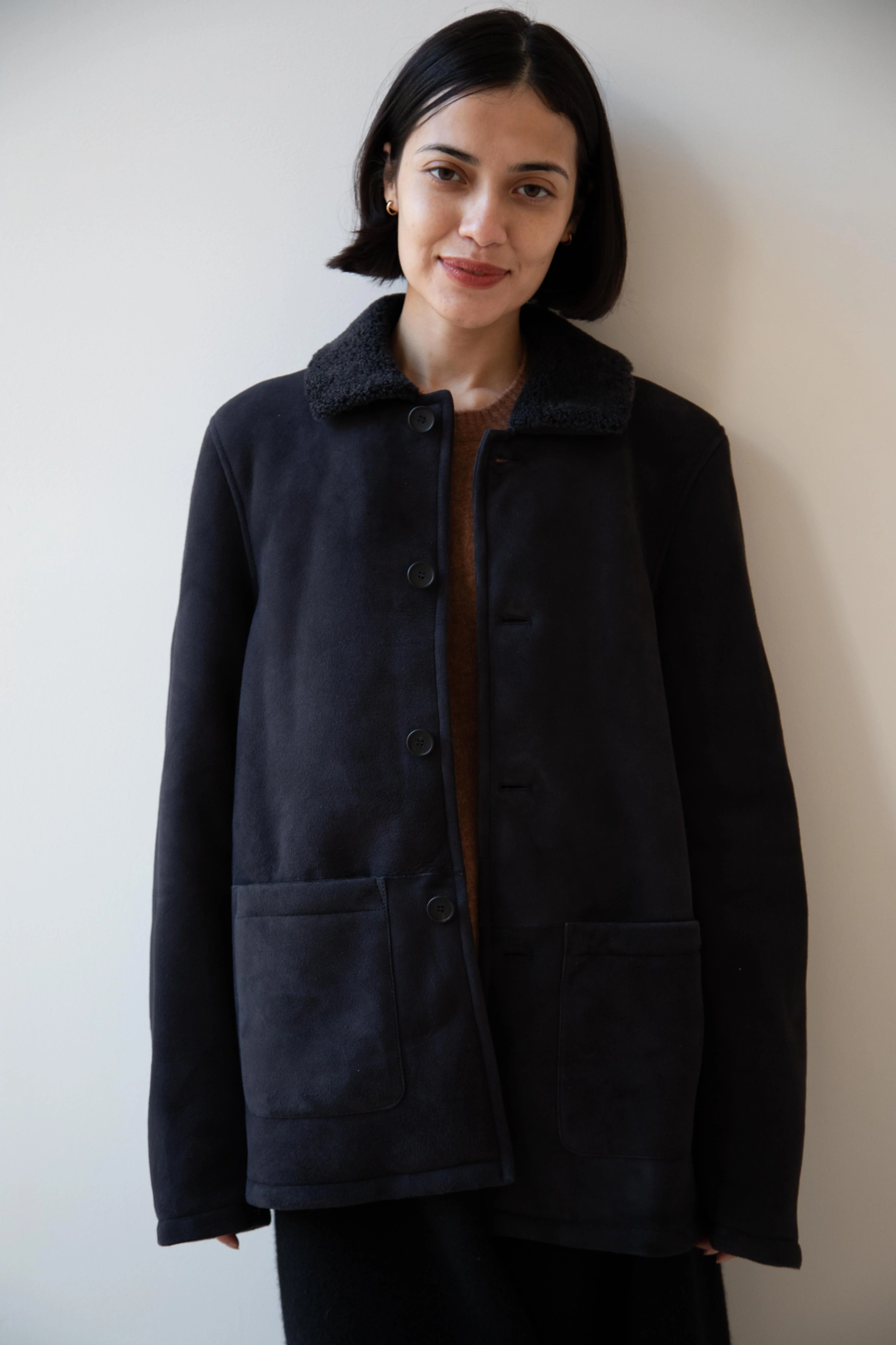 Bergfabel | Shearling Jacket in Black - Image 11