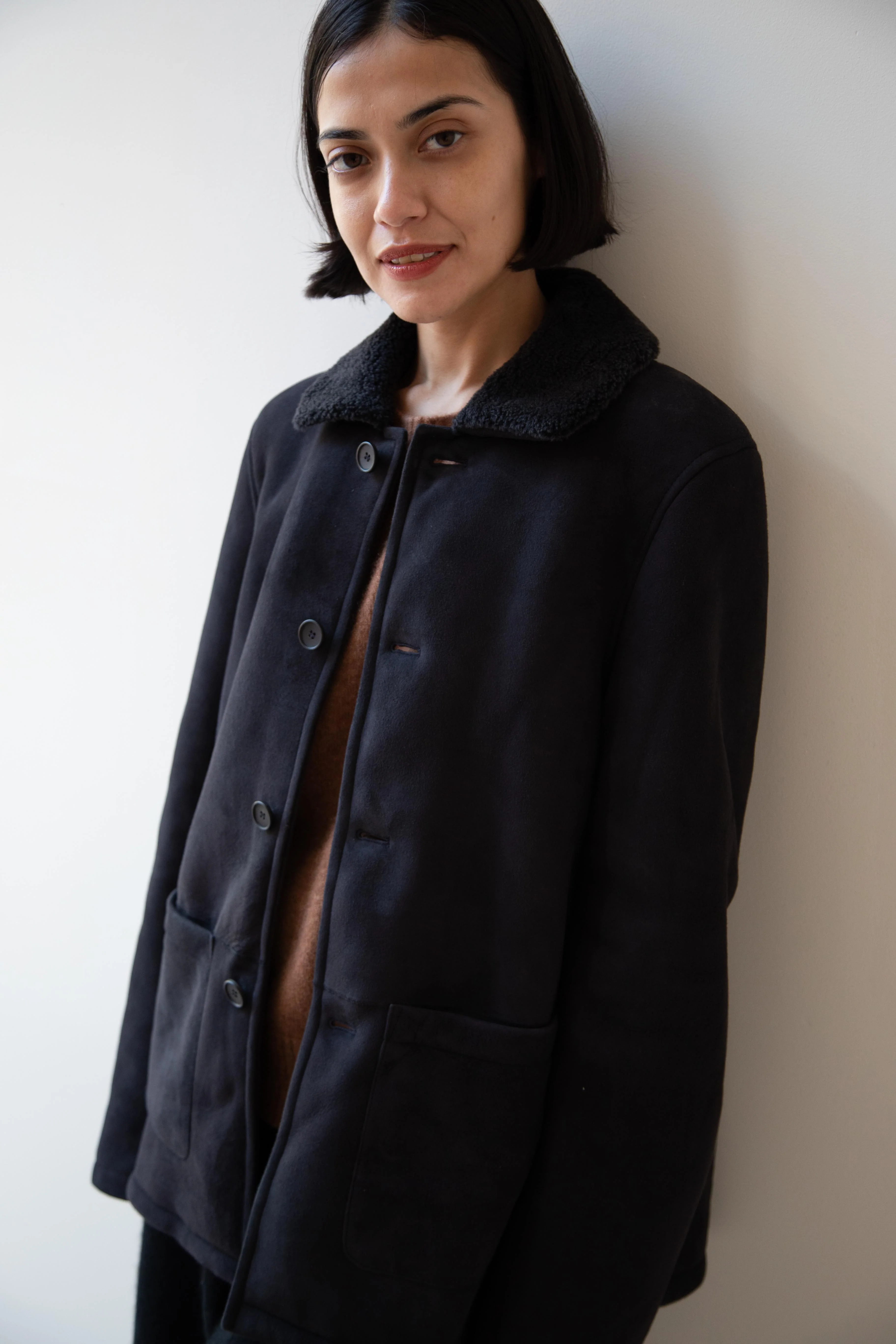 Bergfabel | Shearling Jacket in Black - Image 12