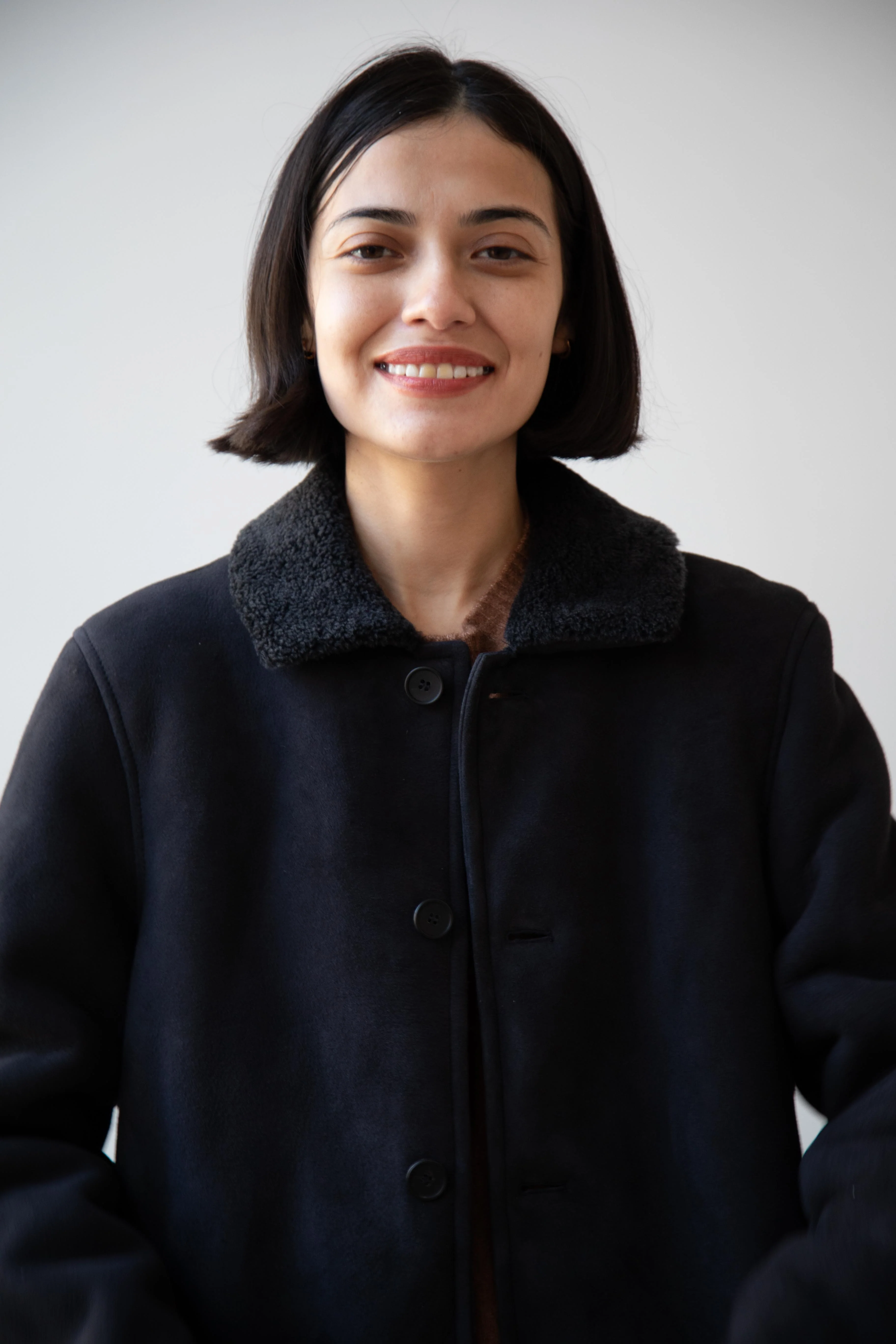 Bergfabel | Shearling Jacket in Black - Image 13