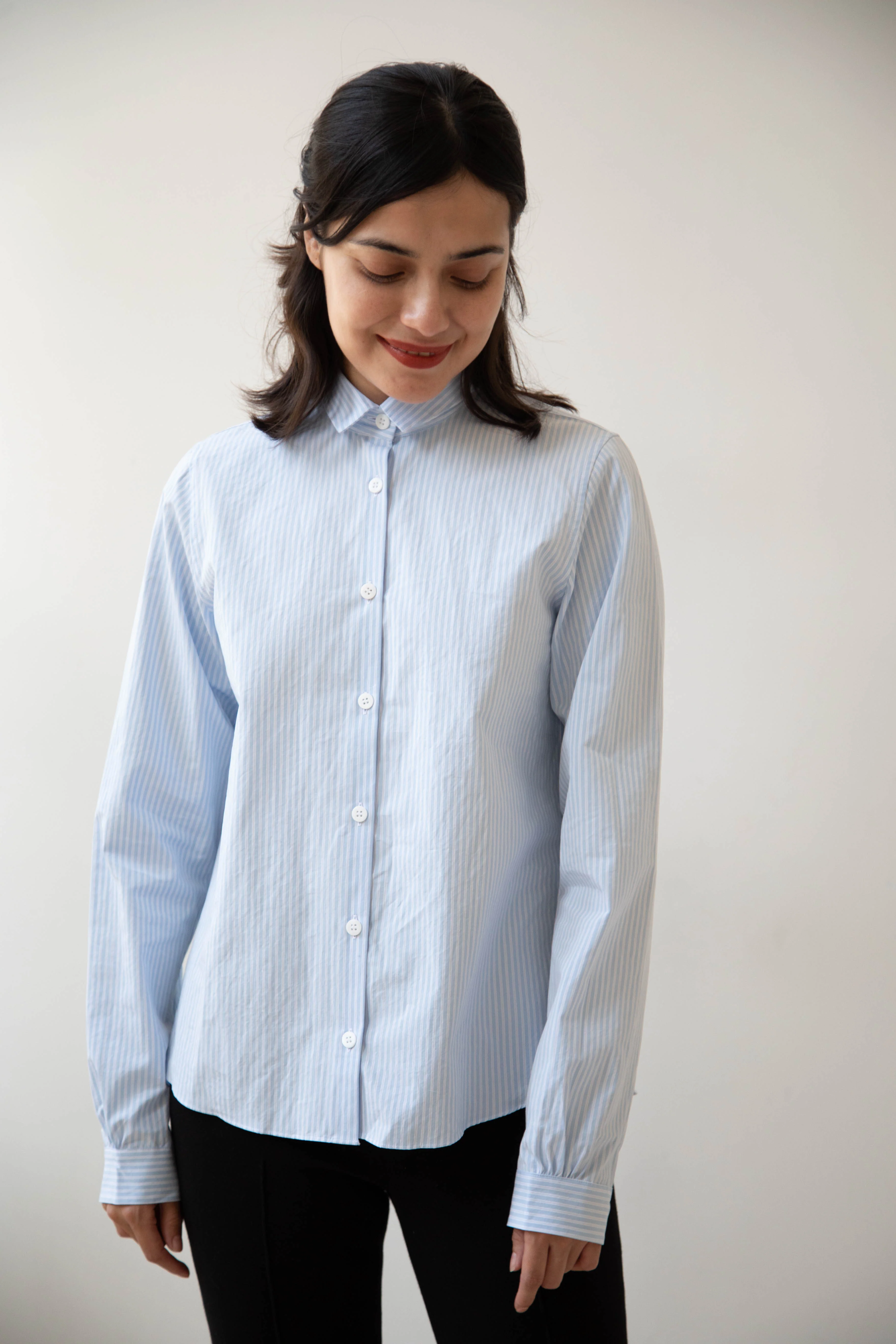 Bergfabel | Tyrol Shirt in Light Blue Stripe - Image 4