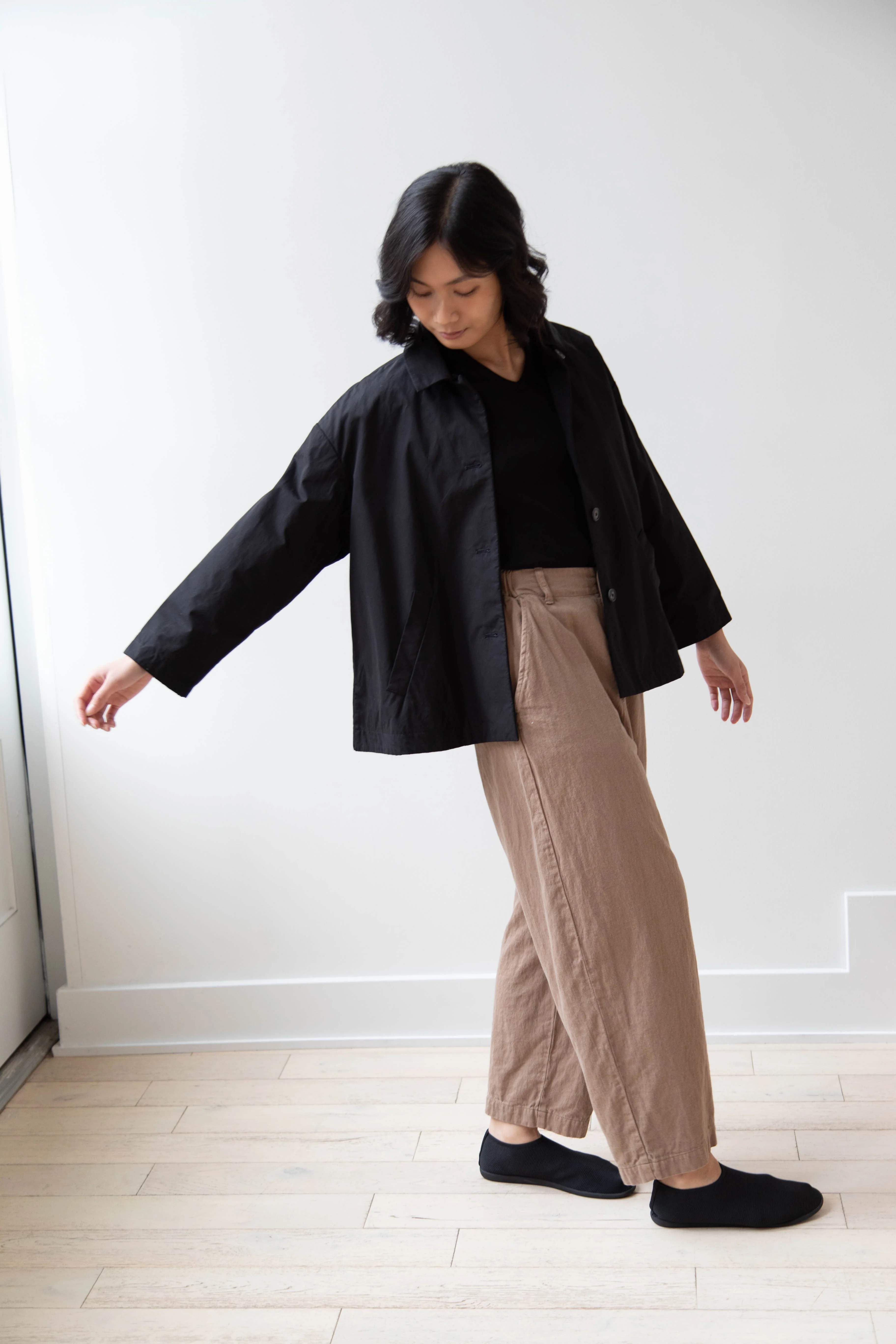 Bergfabel | Uli Jacket in Black Cotton - Image 16