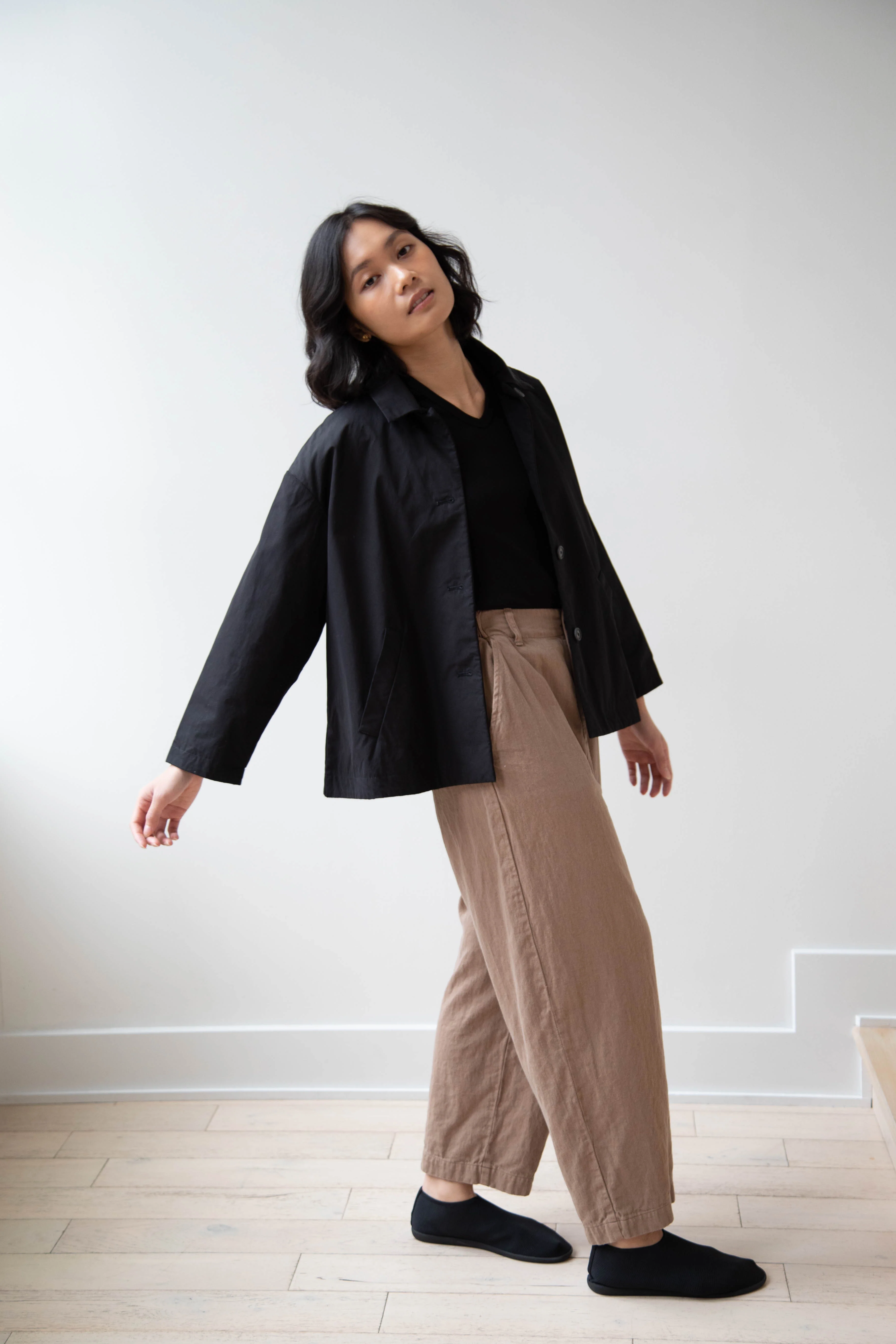 Bergfabel | Uli Jacket in Black Cotton - Image 17