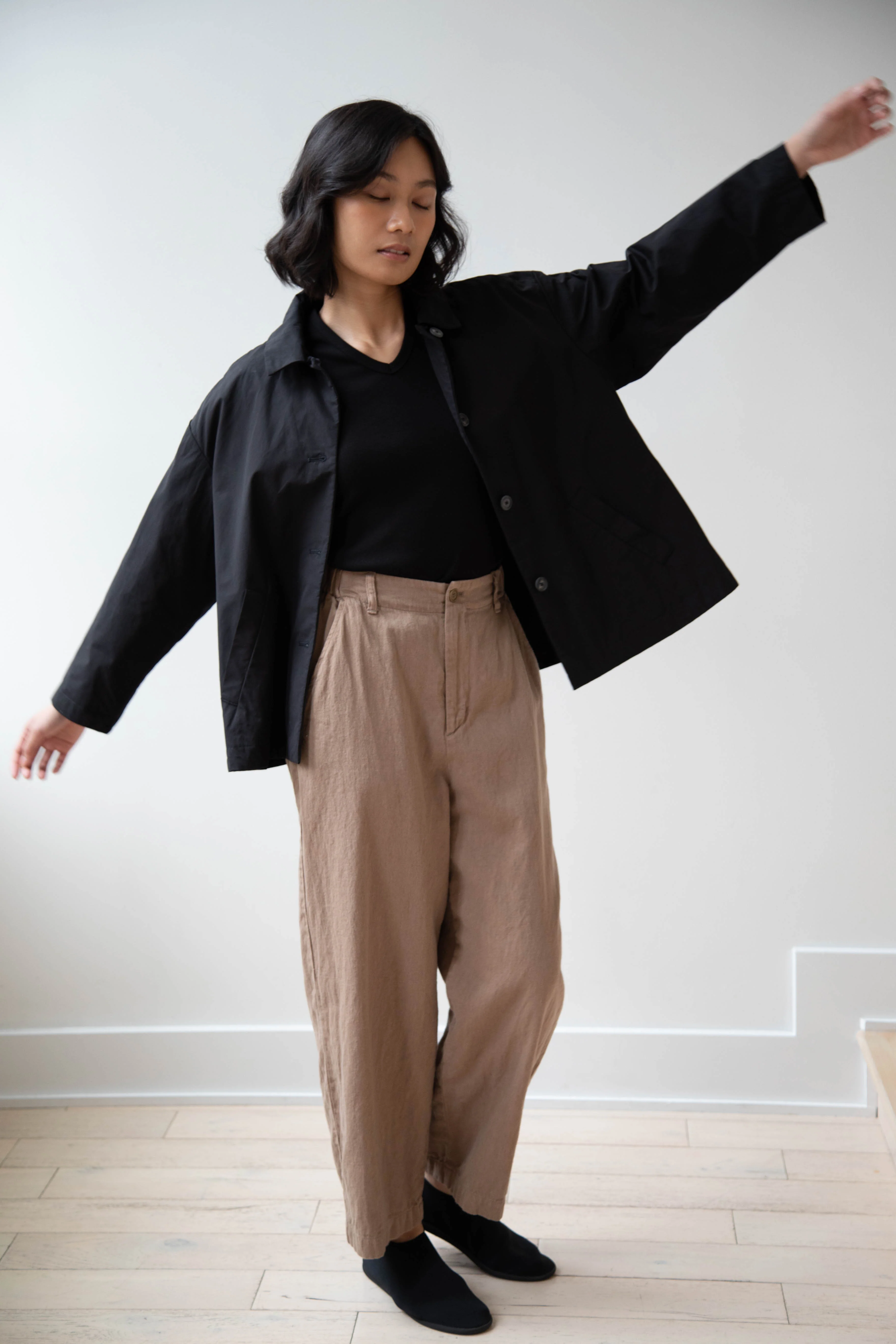 Bergfabel | Uli Jacket in Black Cotton - Image 18