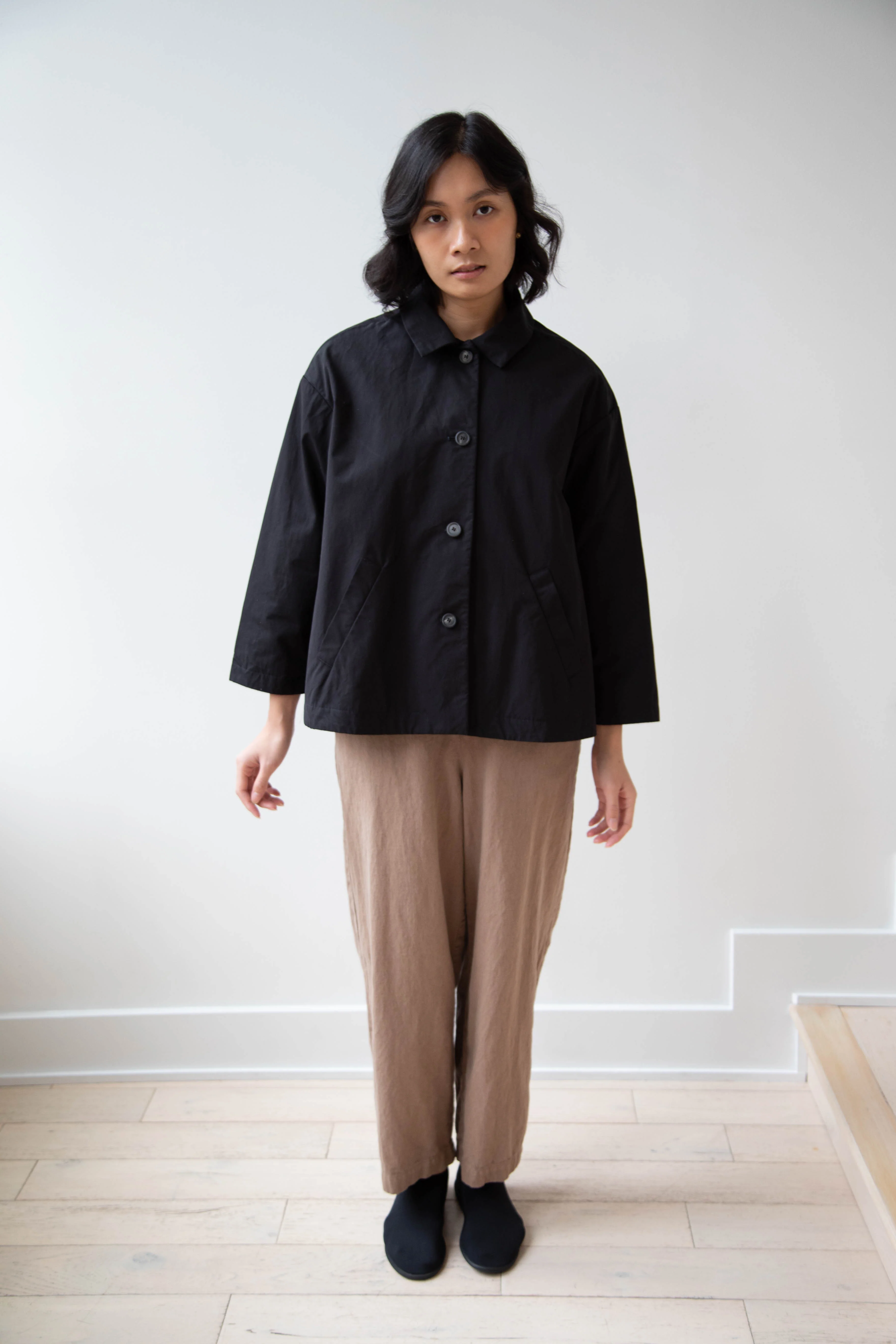 Bergfabel | Uli Jacket in Black Cotton - Image 20
