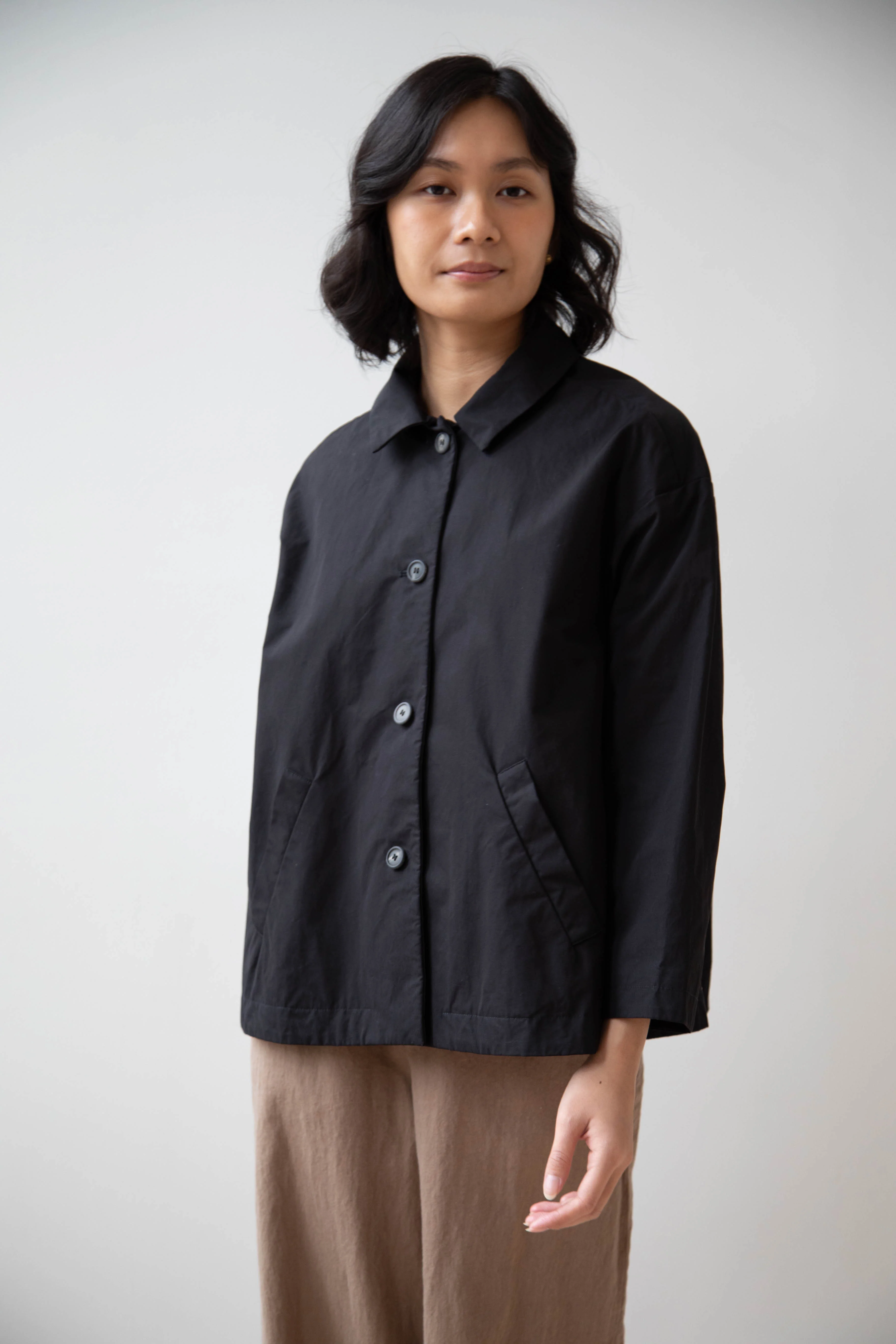 Bergfabel | Uli Jacket in Black Cotton - Image 21