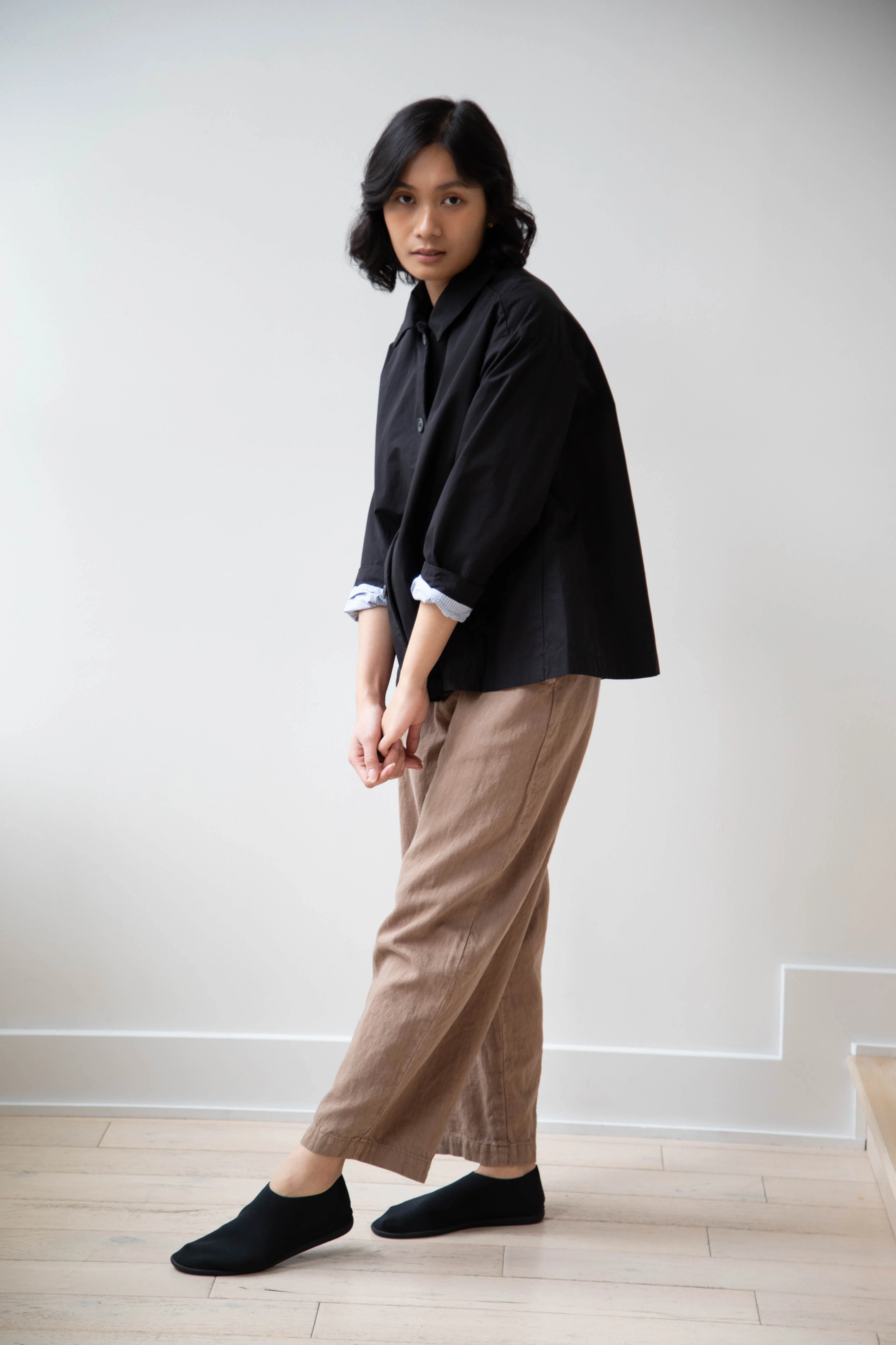 Bergfabel | Uli Jacket in Black Cotton - Image 22