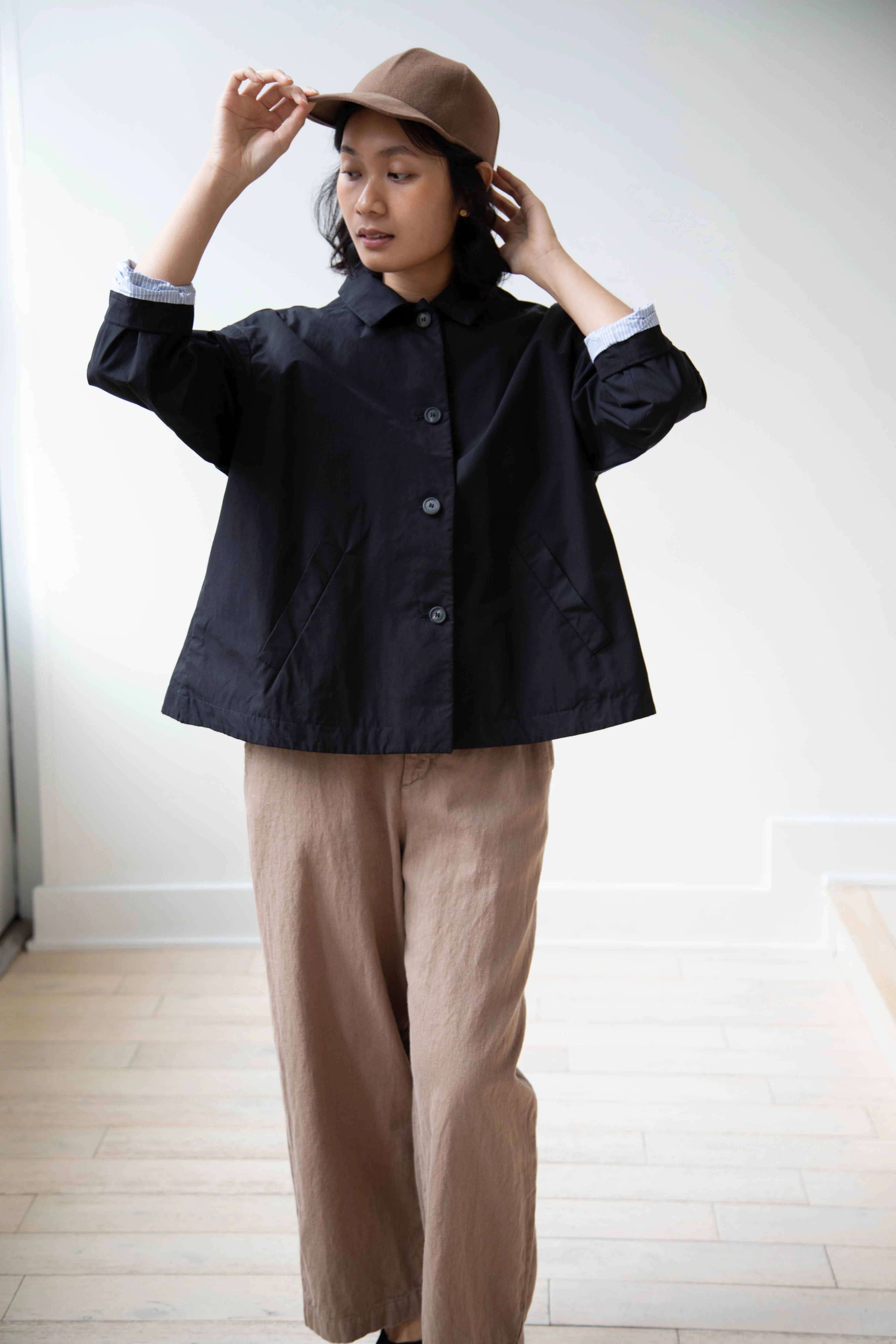 Bergfabel | Uli Jacket in Black Cotton - Image 24