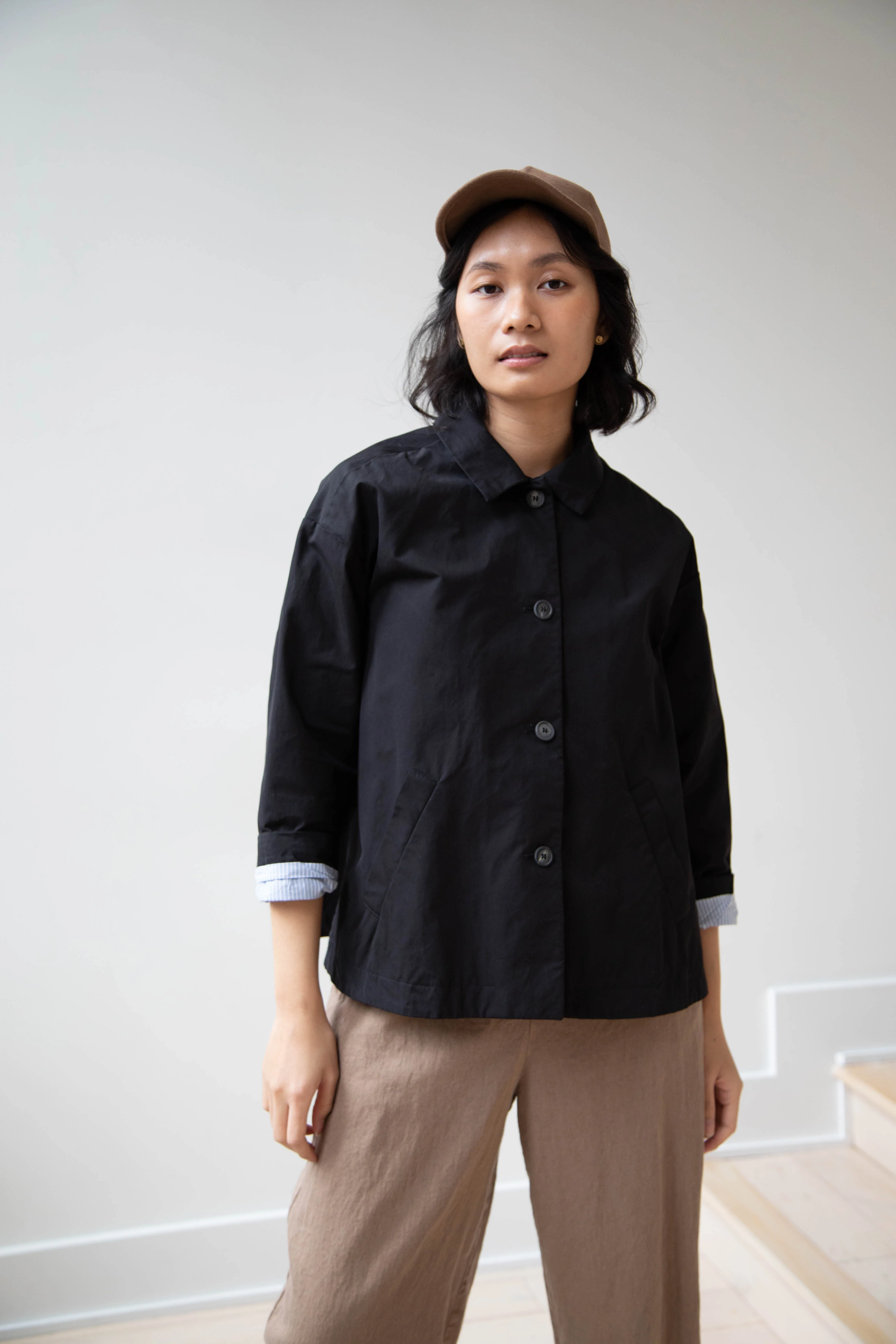 Bergfabel | Uli Jacket in Black Cotton - Image 27