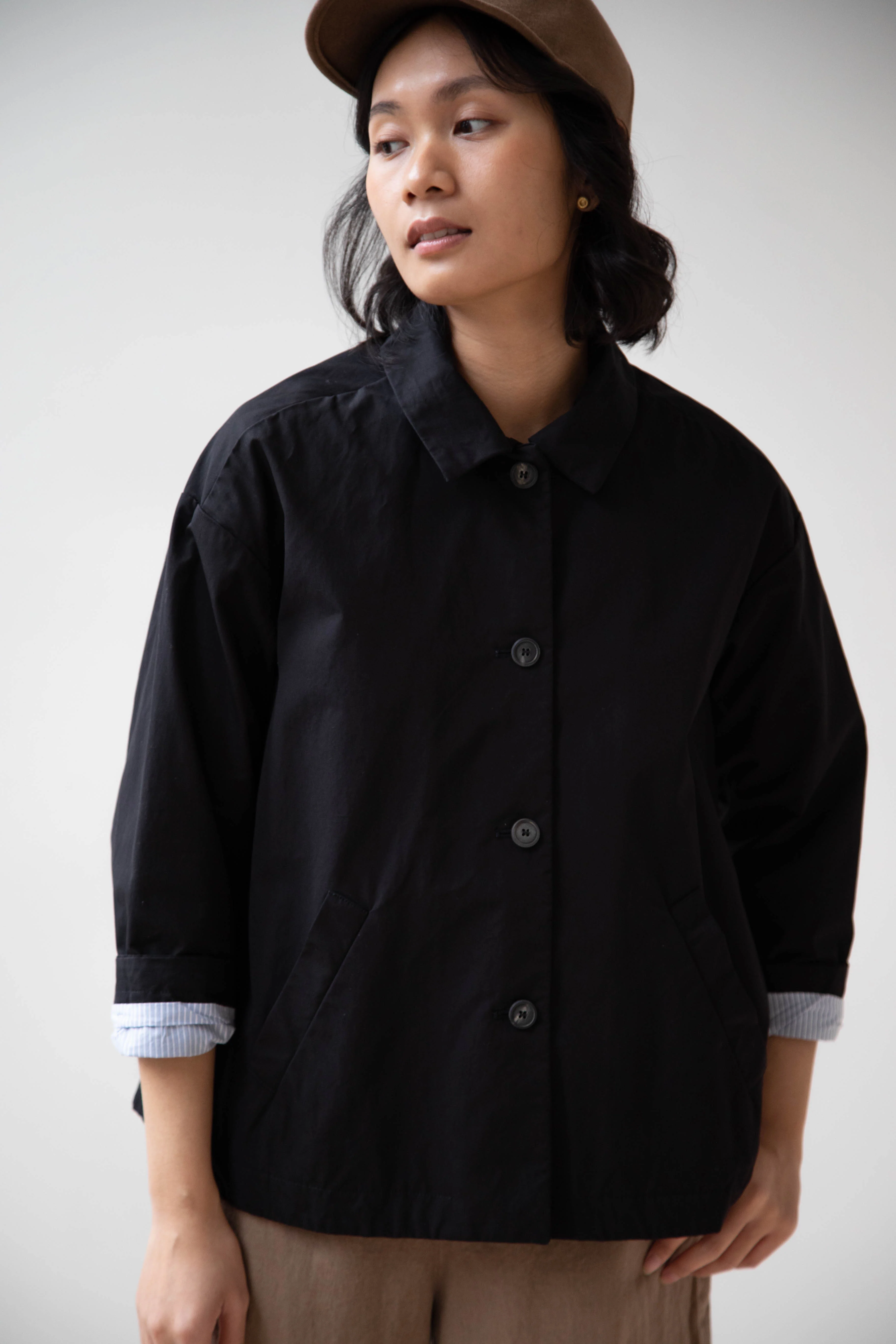 Bergfabel | Uli Jacket in Black Cotton - Image 28