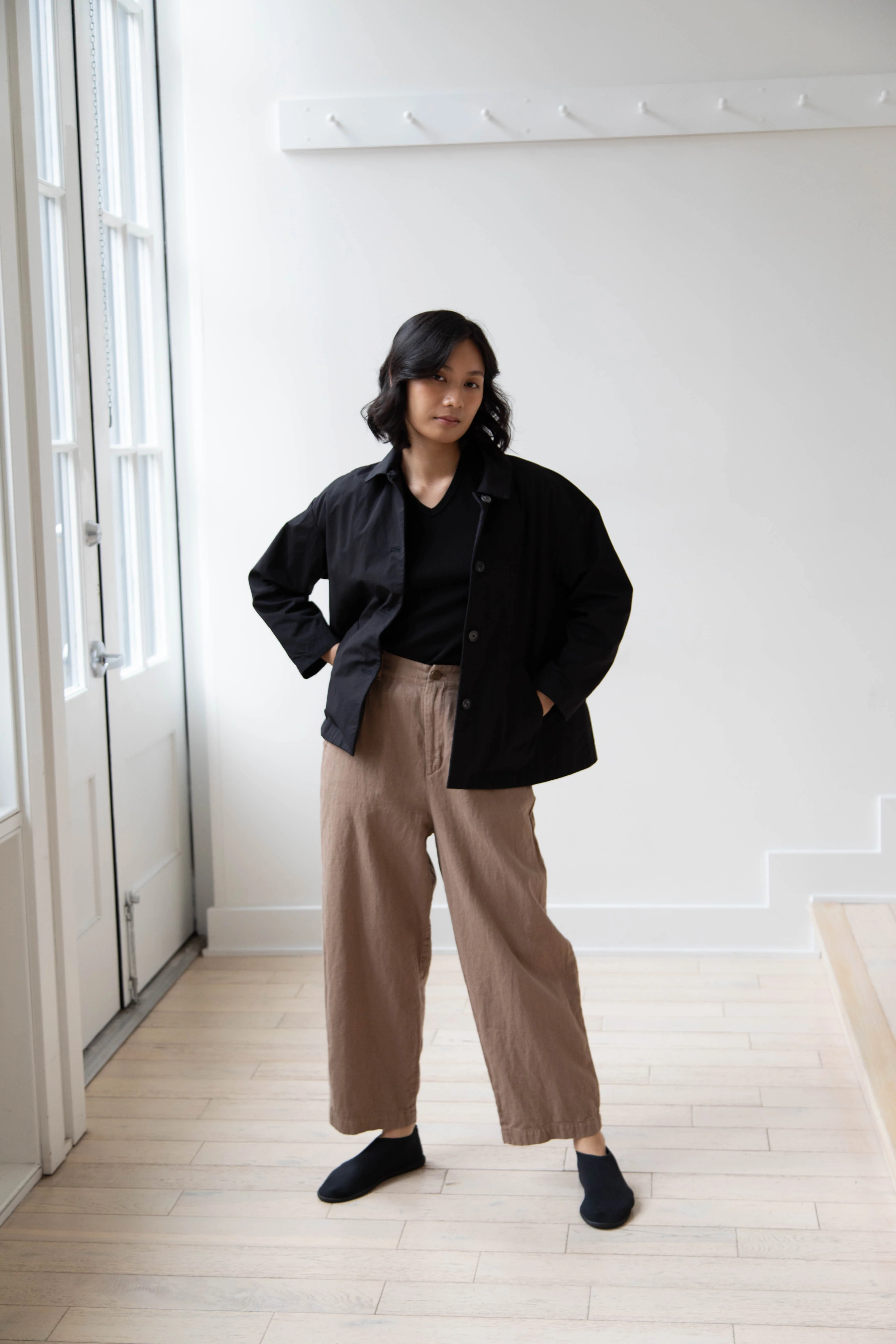 Bergfabel | Uli Jacket in Black Cotton - Image 9