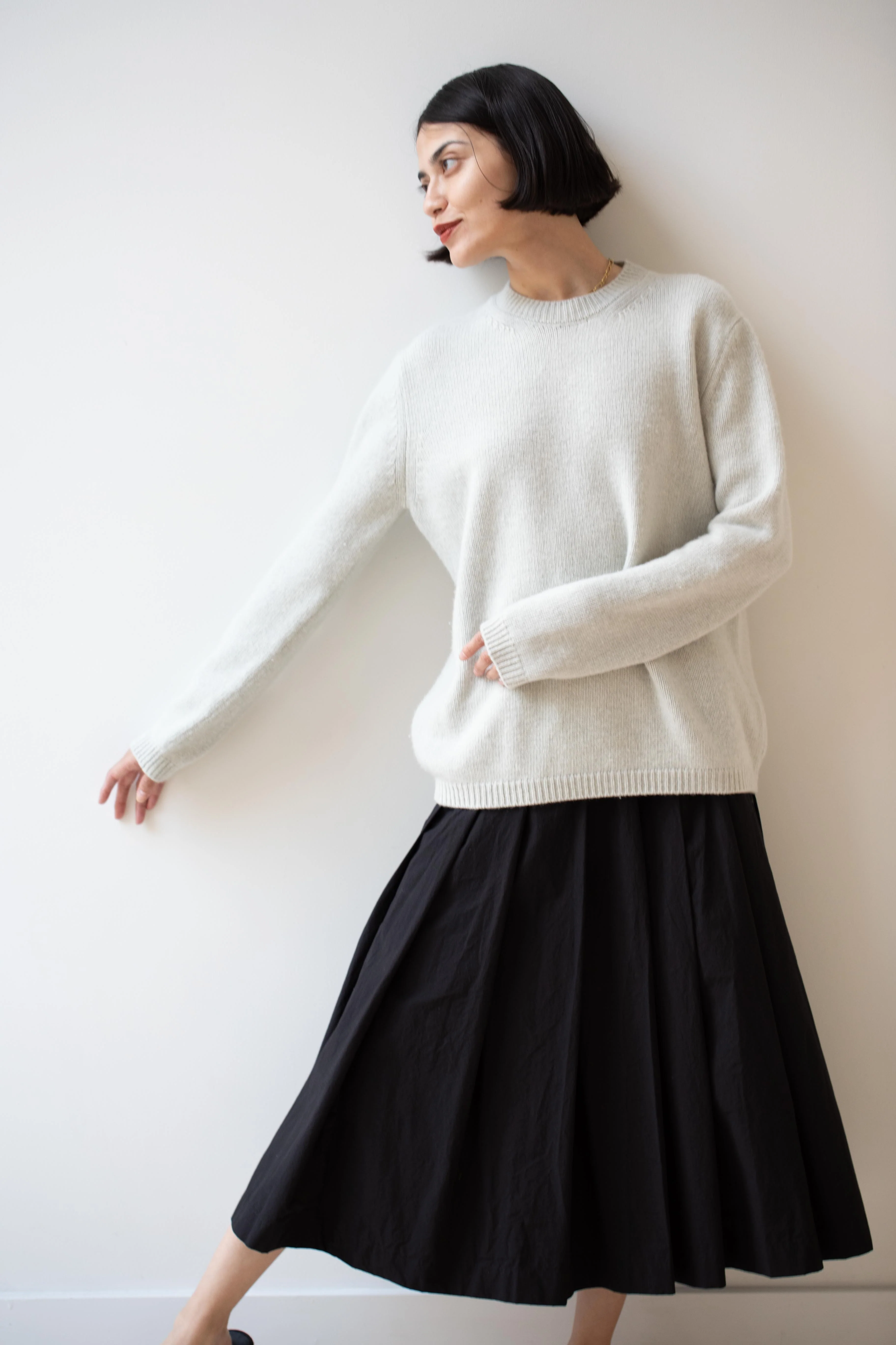 Bergfabel | Wool Cashmere Sweater in Ice - Image 24