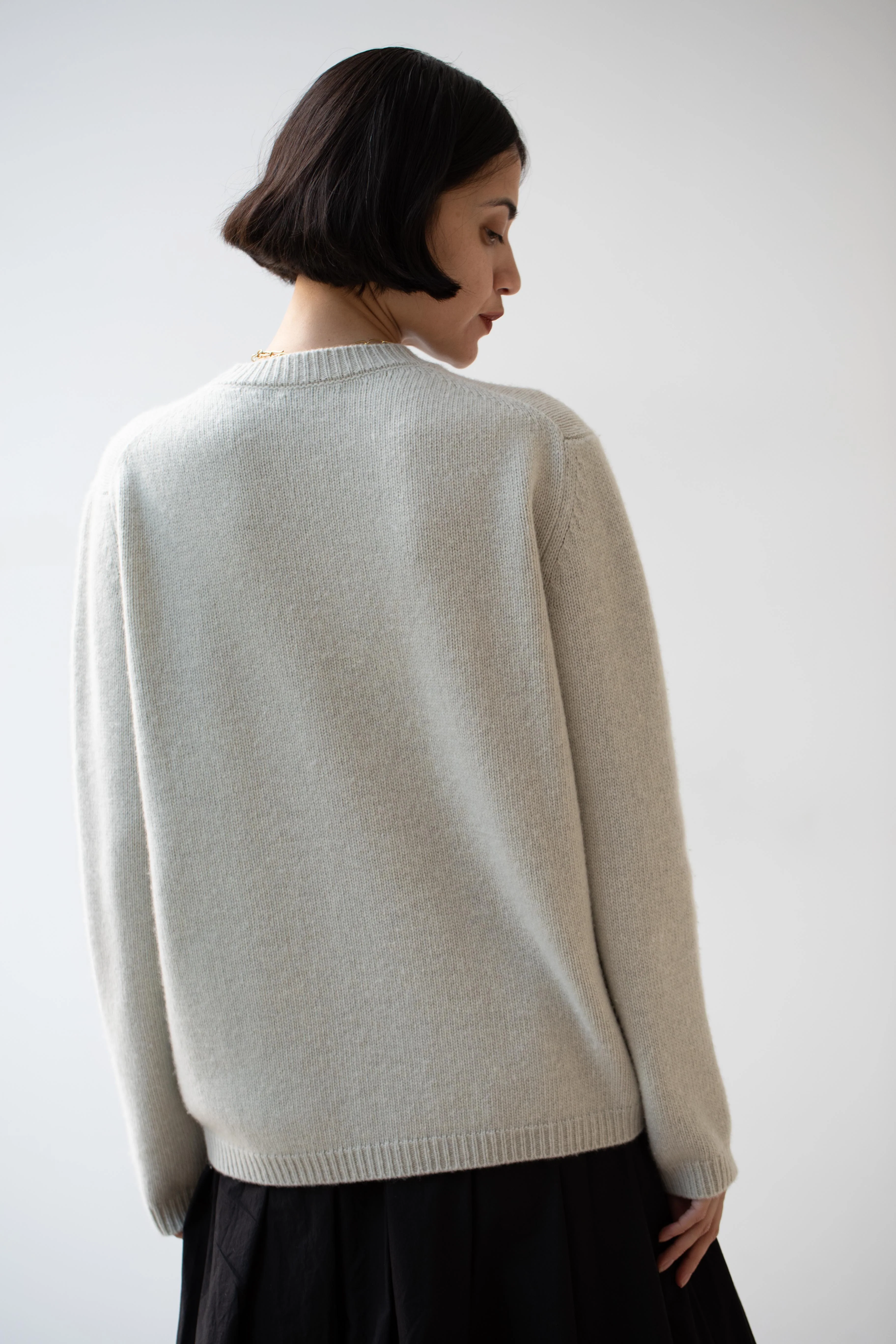 Bergfabel | Wool Cashmere Sweater in Ice - Image 34