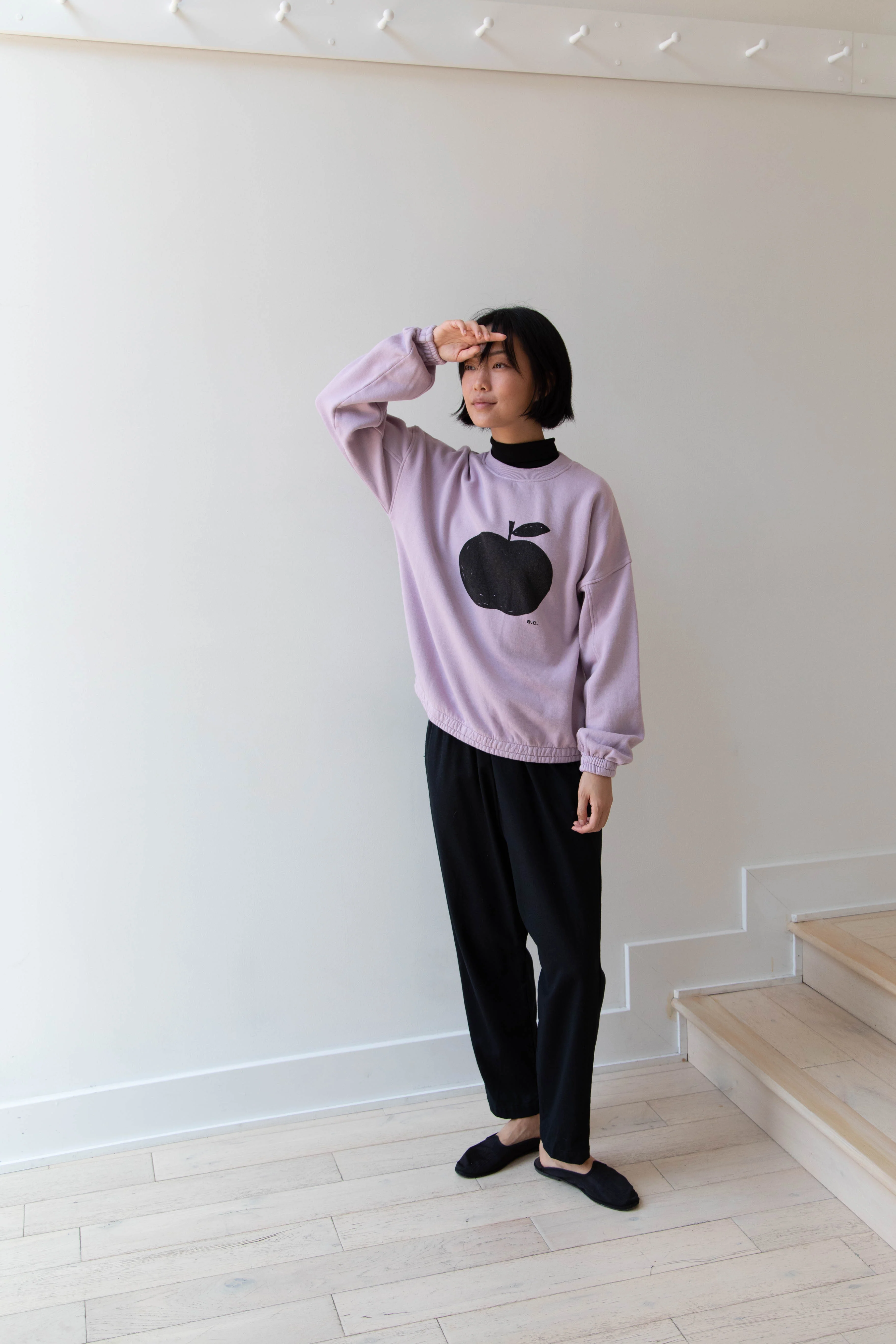 Bobo Choses Poma Sweatshirt in Lavender - Image 12