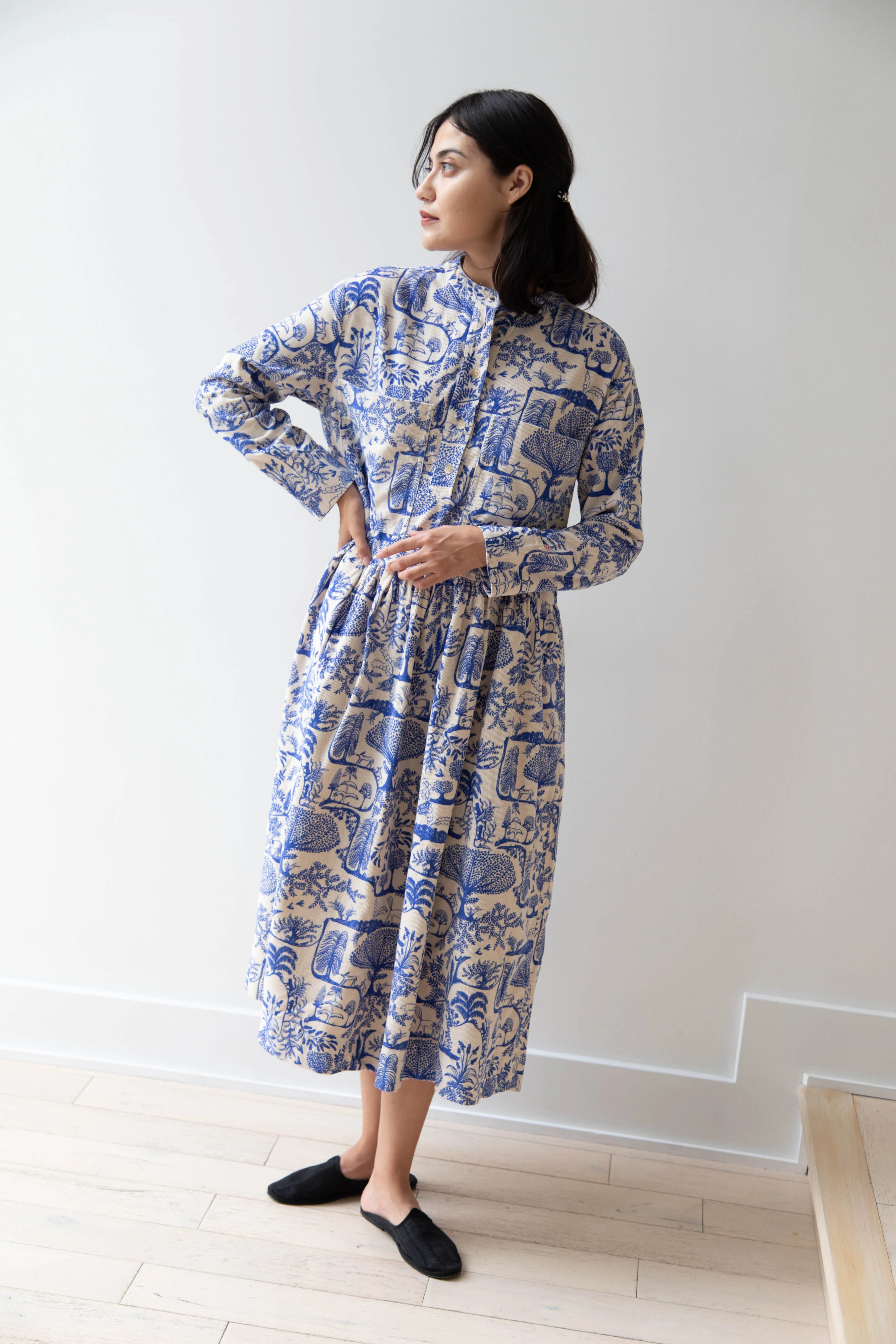 Bobo Choses | Wonderland Printed Corduroy Dress - Image 12