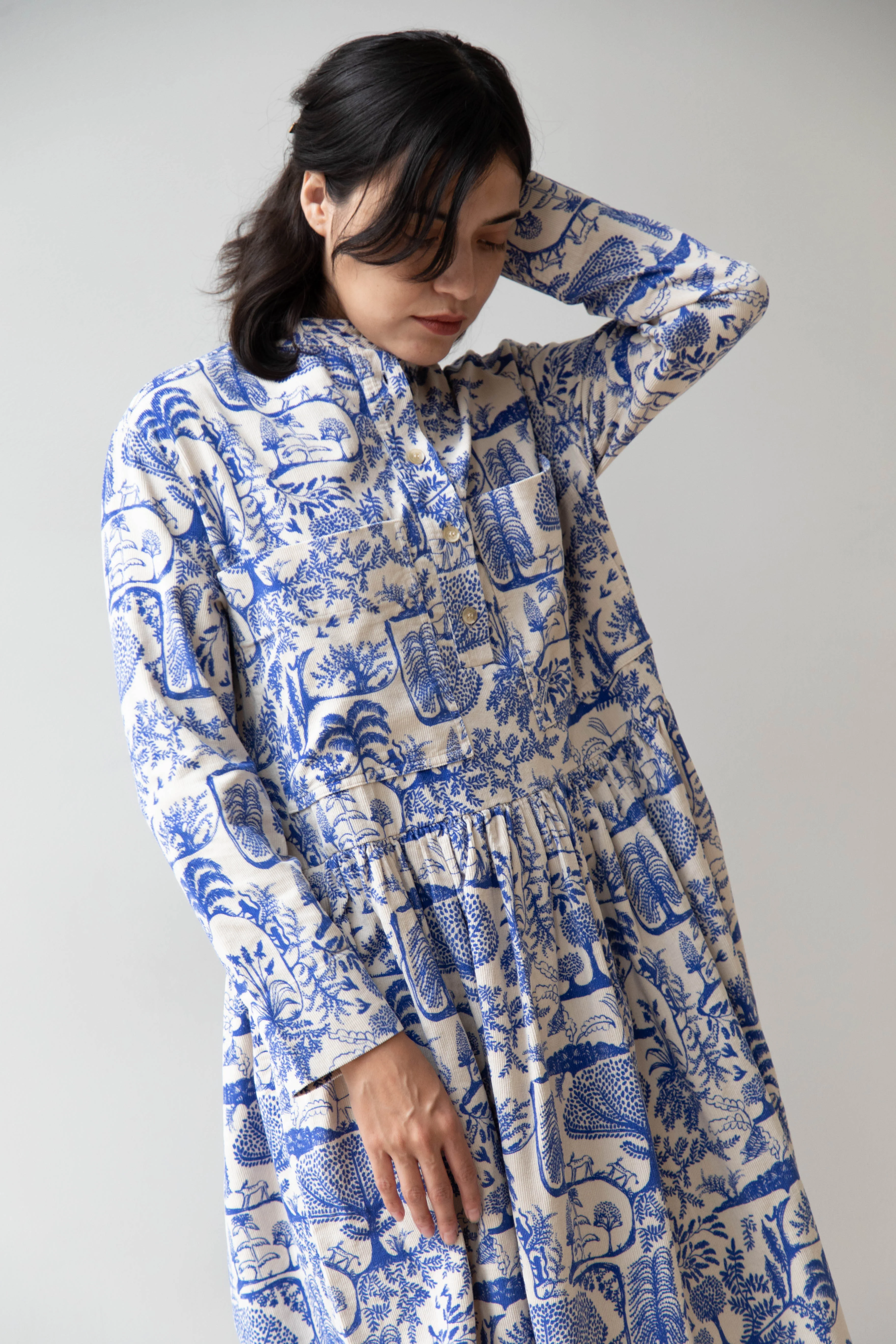 Bobo Choses | Wonderland Printed Corduroy Dress - Image 22