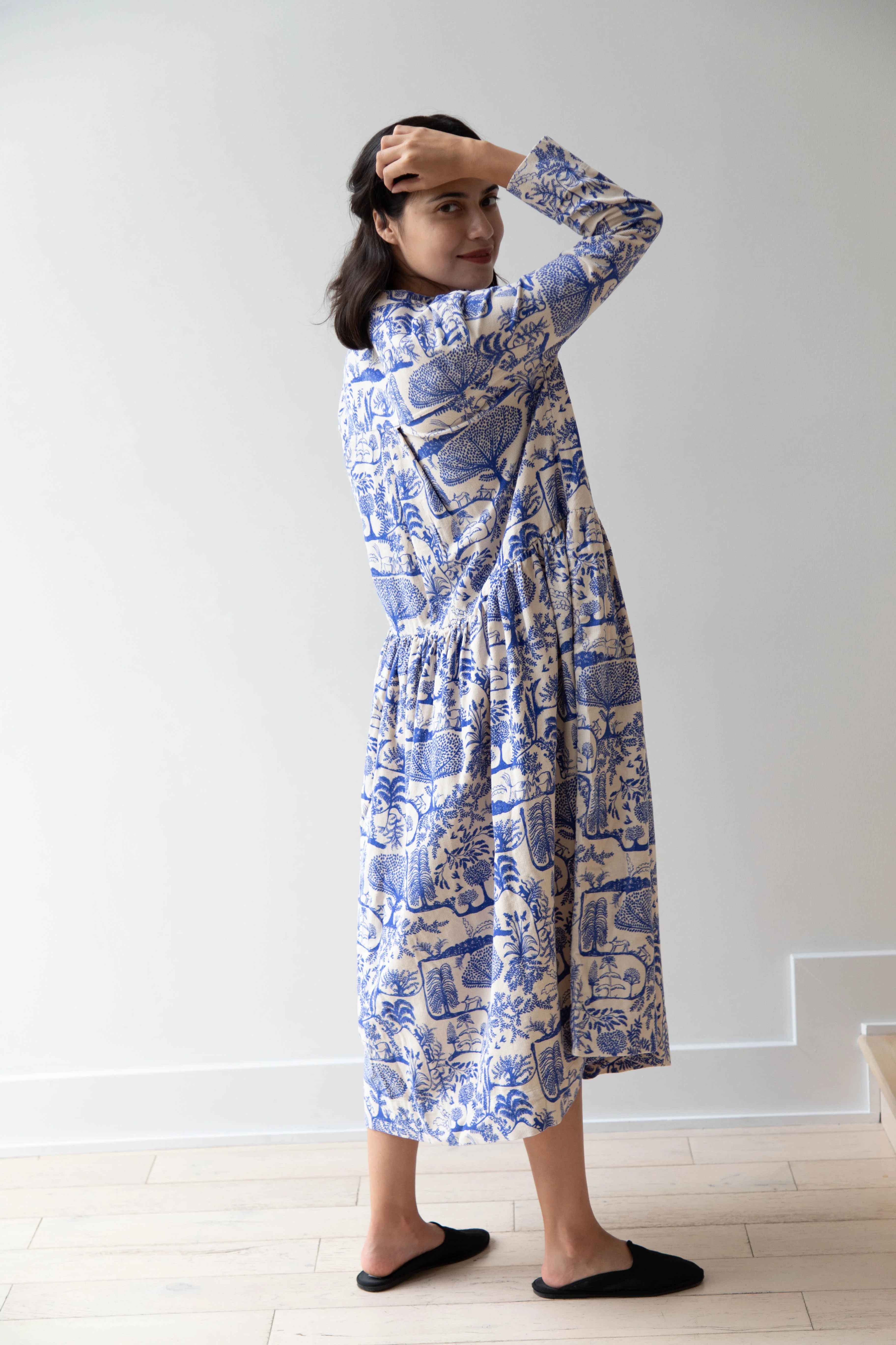 Bobo Choses | Wonderland Printed Corduroy Dress - Image 26