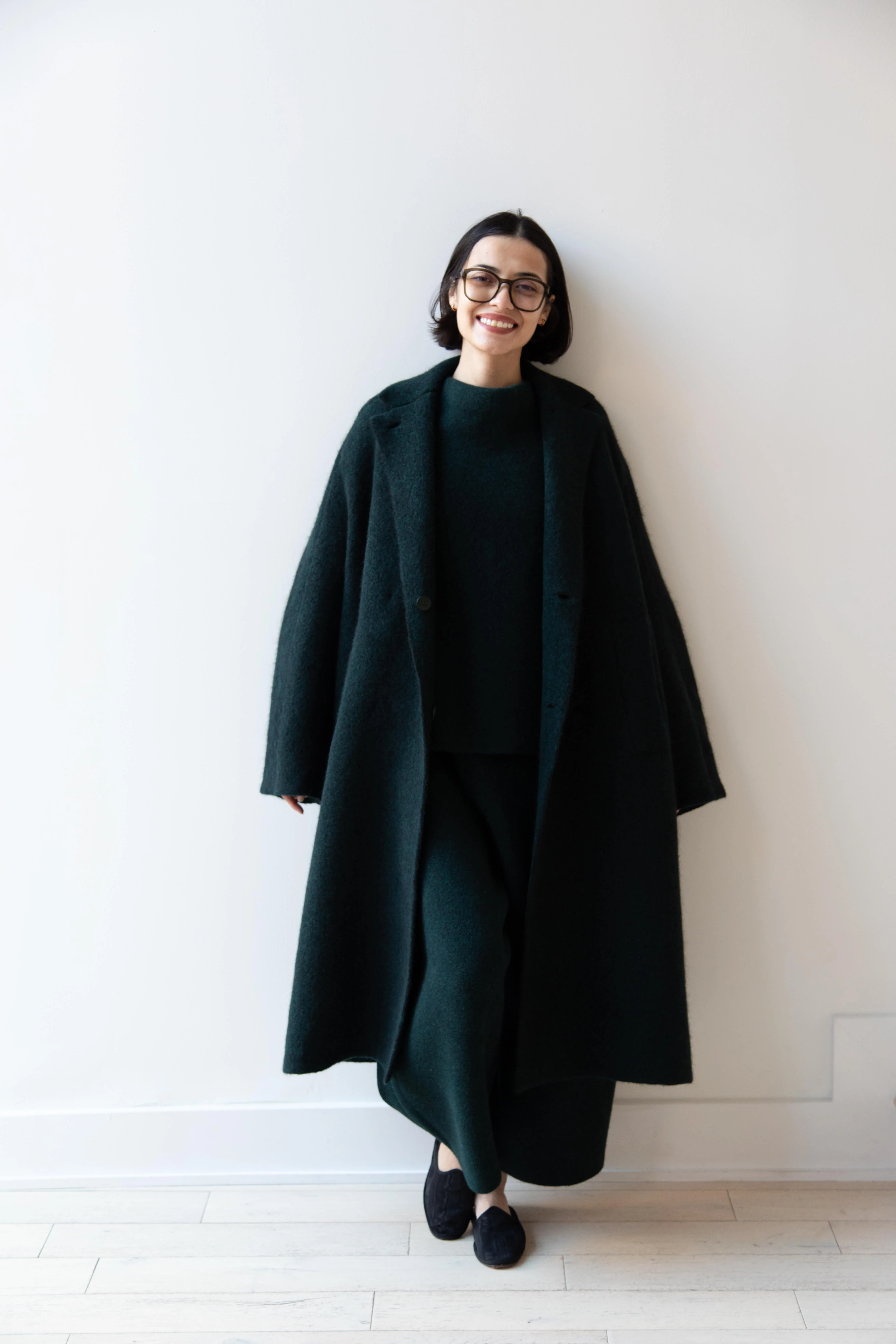 Boboutic | Bob's Double Breasted Coat in Dark Green - Image 14