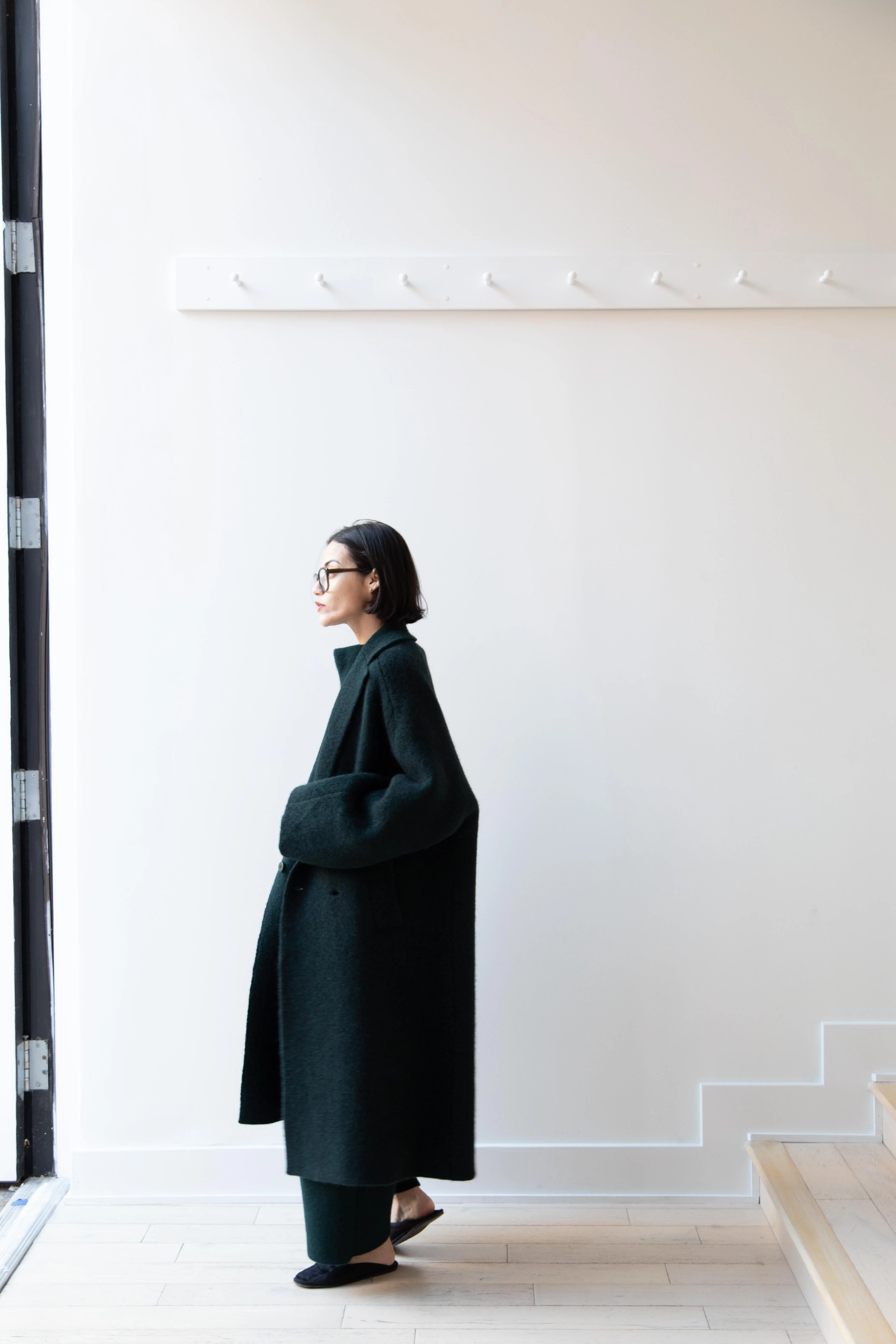 Boboutic | Bob's Double Breasted Coat in Dark Green - Image 15