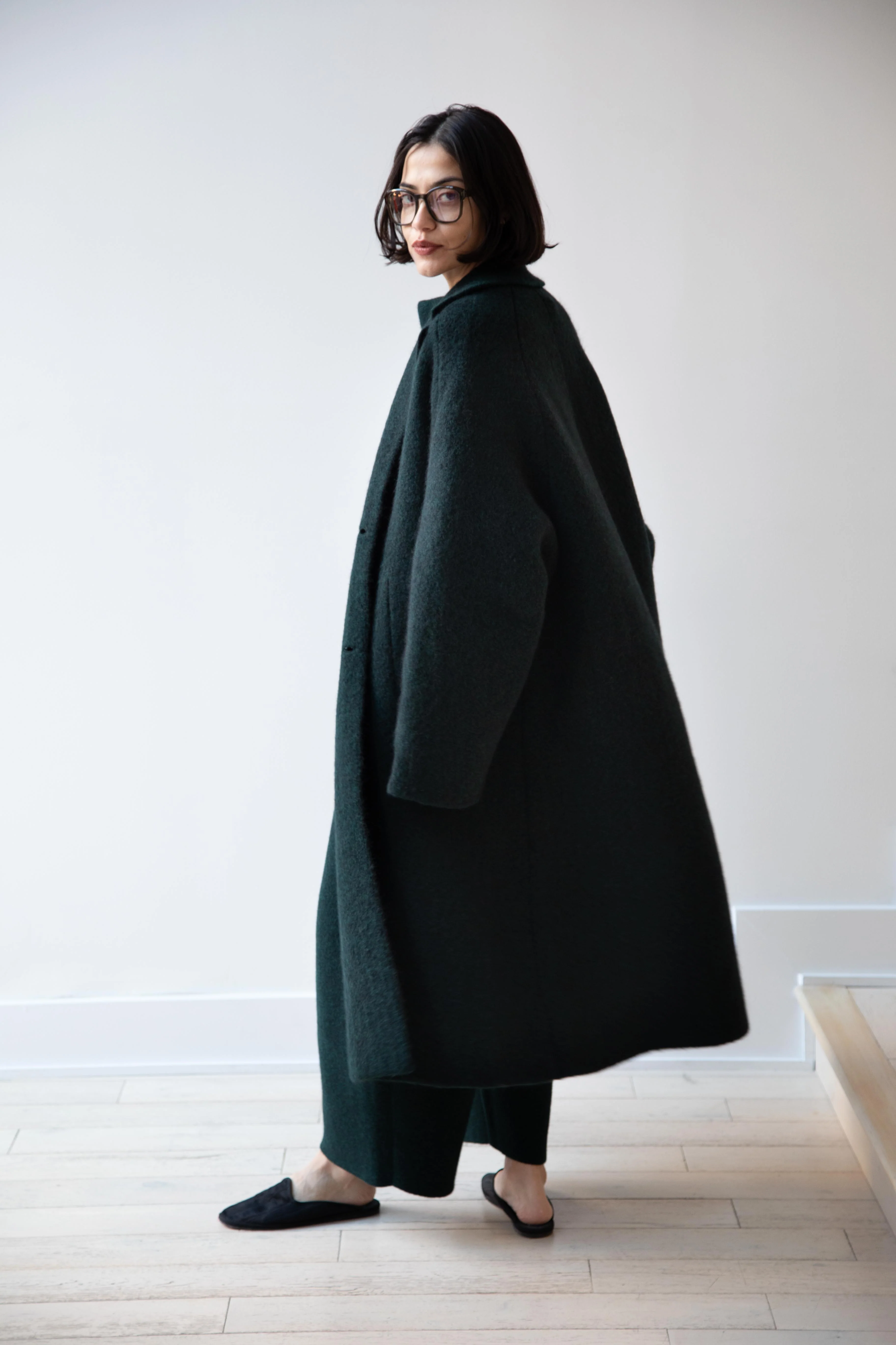 Boboutic | Bob's Double Breasted Coat in Dark Green - Image 19